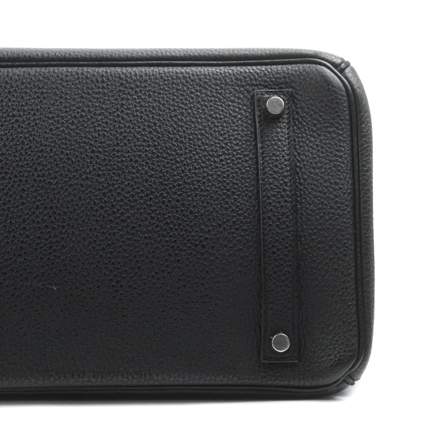Hermès Retourne Birkin 35 Black Togo Palladium Hardware