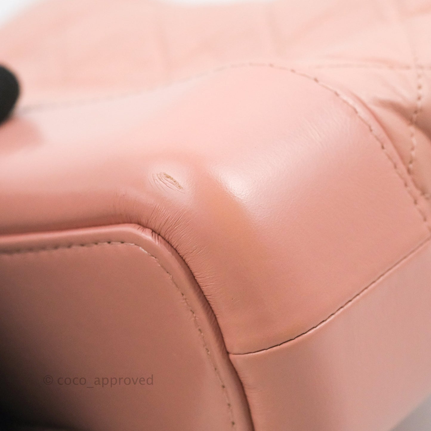 Chanel Quilted Small Gabrielle Hobo Pink Aged Calfskin