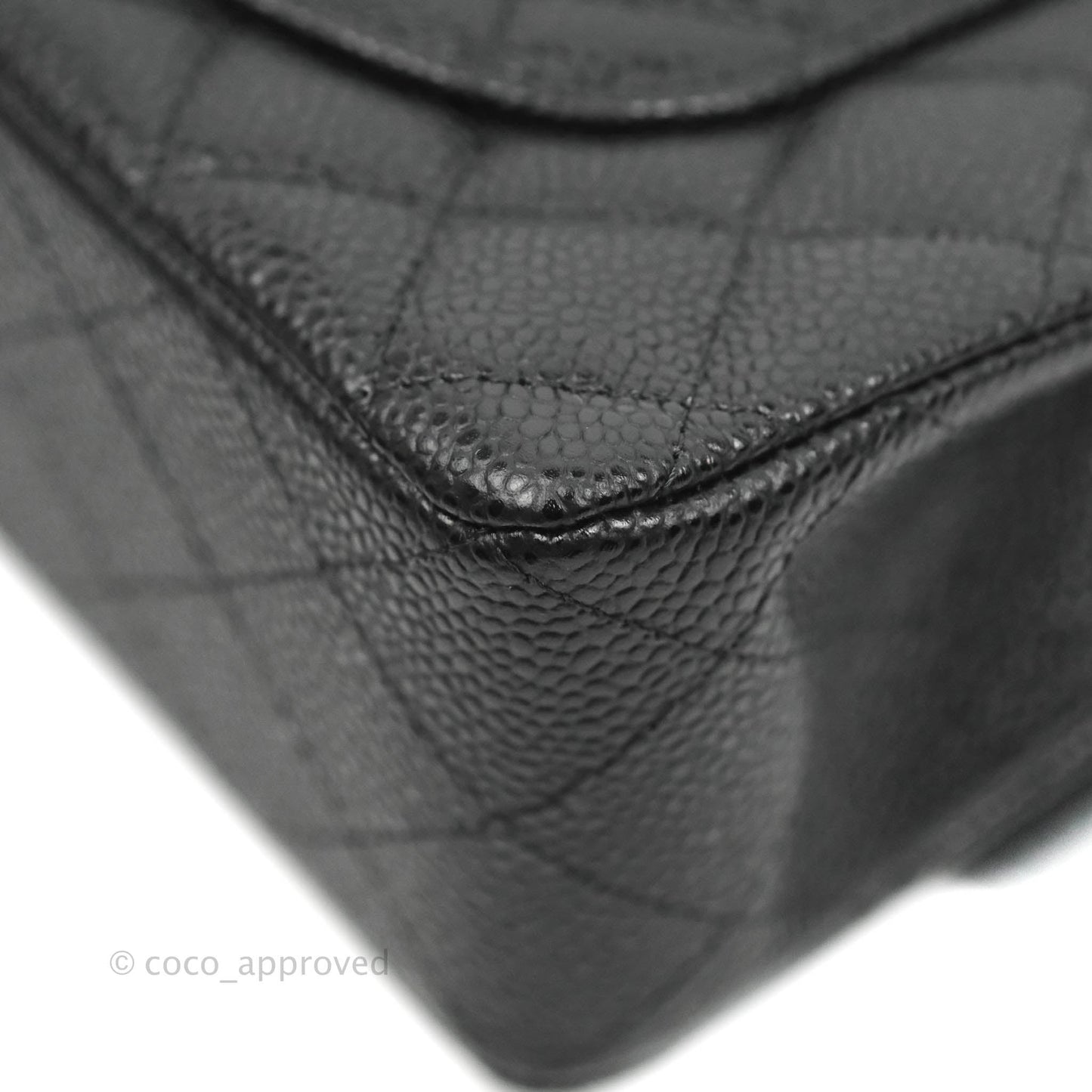 Chanel Small Classic Quilted Flap Black Caviar Gold Hardware