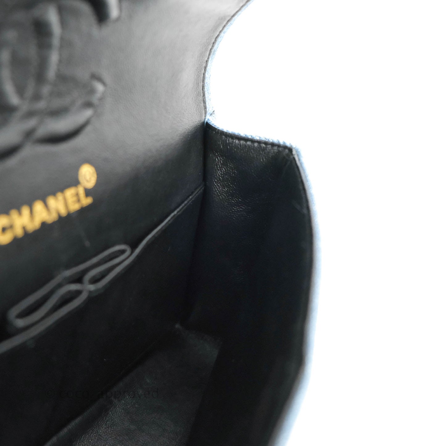 Chanel Vintage Classic Small S/M Flap Denim 24K Gold Hardware