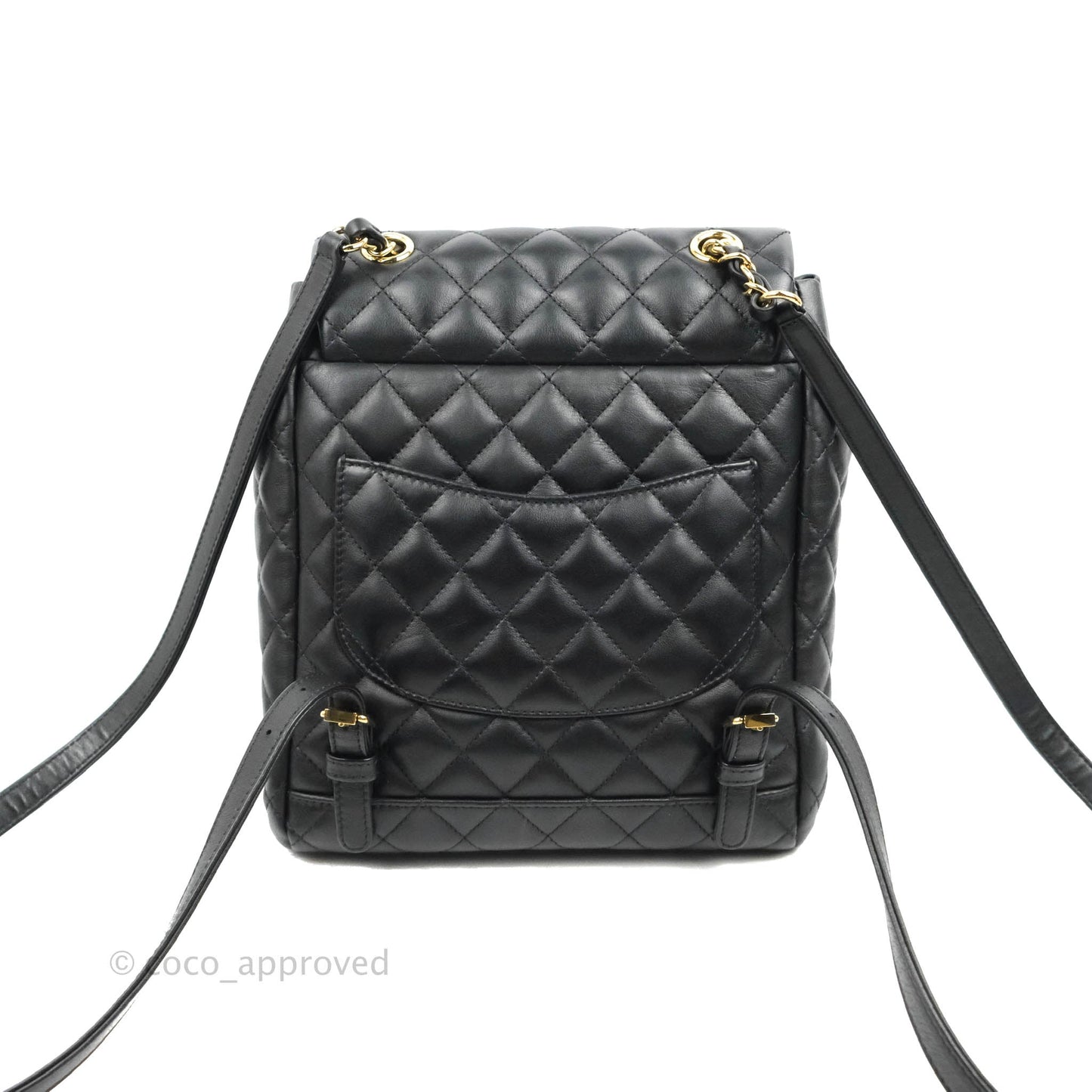 Chanel Quilted Small Urban Spirit Backpack Calfskin Black Gold Hardware