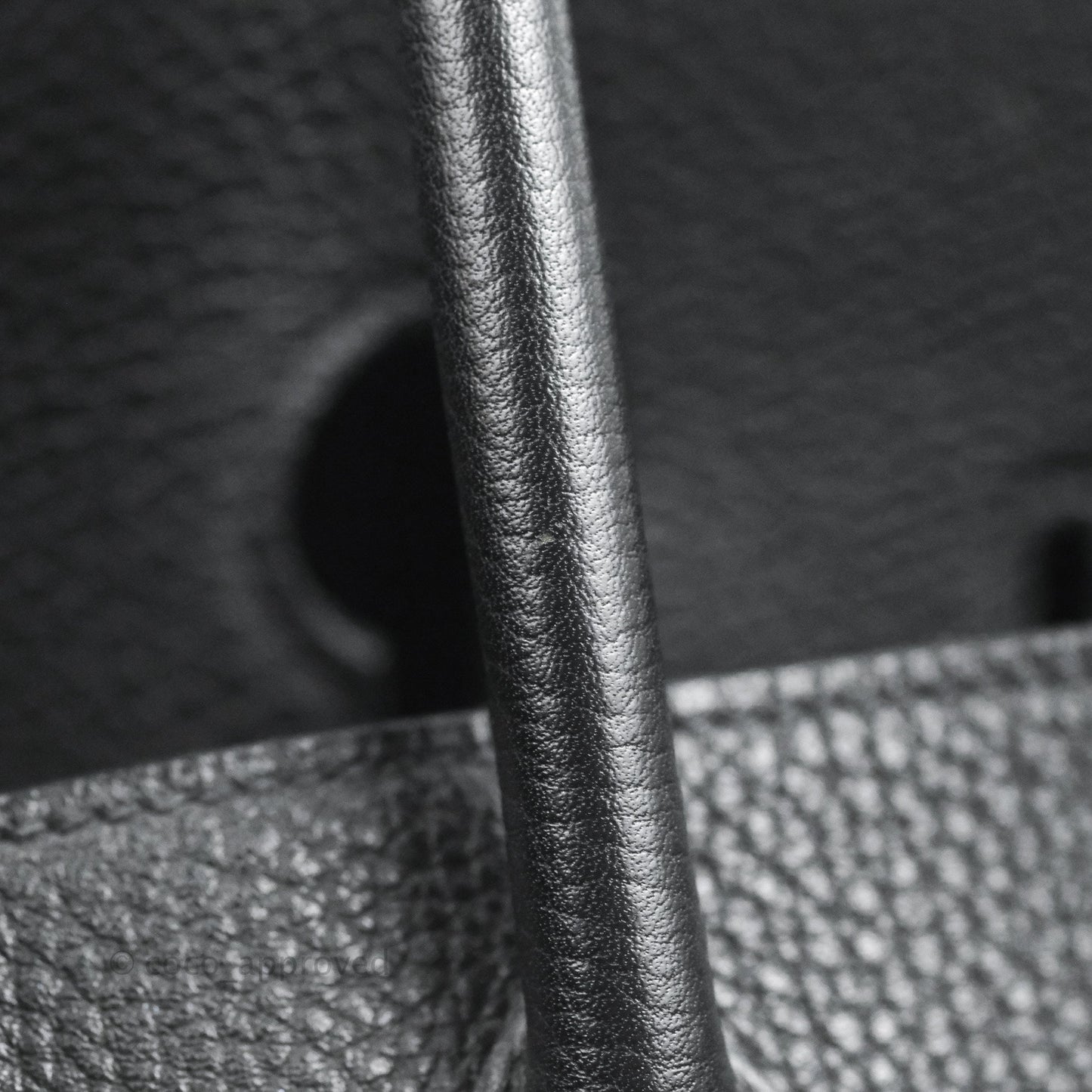 Hermès Retourne Birkin 35 Black Togo Palladium Hardware