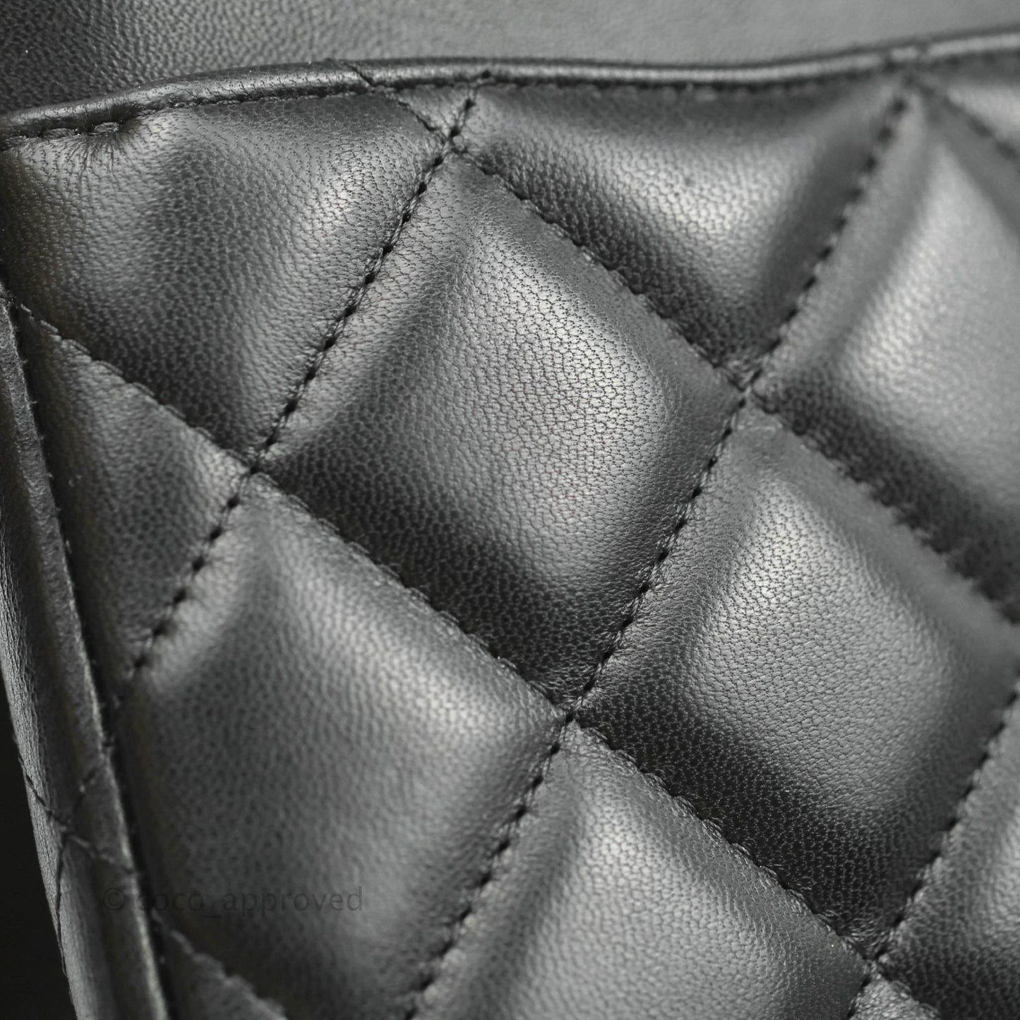 Chanel Jumbo Double Flap Black Lambskin Silver Hardware⁣⁣