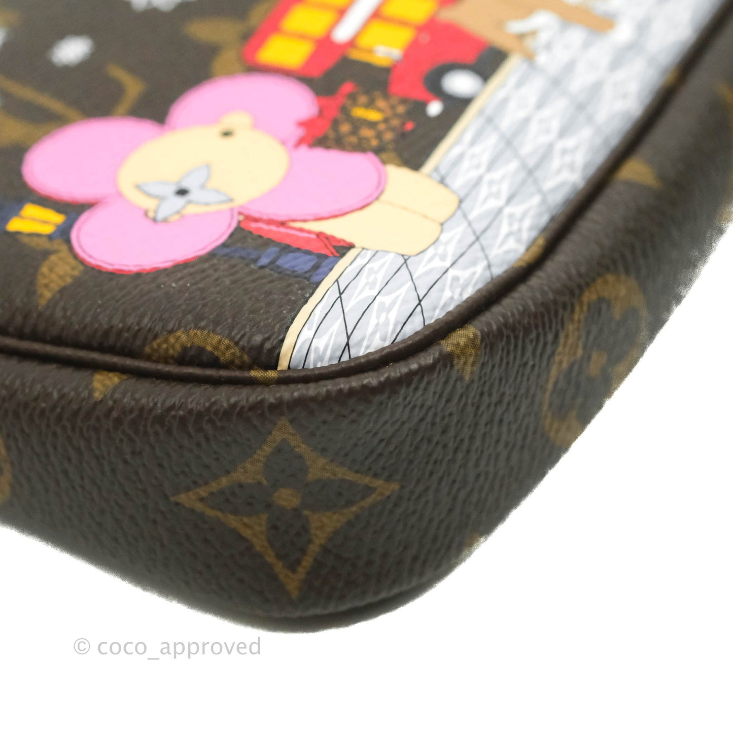 Louis Vuitton Mini Pochette Accessories⁣ Monogram Christmas London Edition 2021