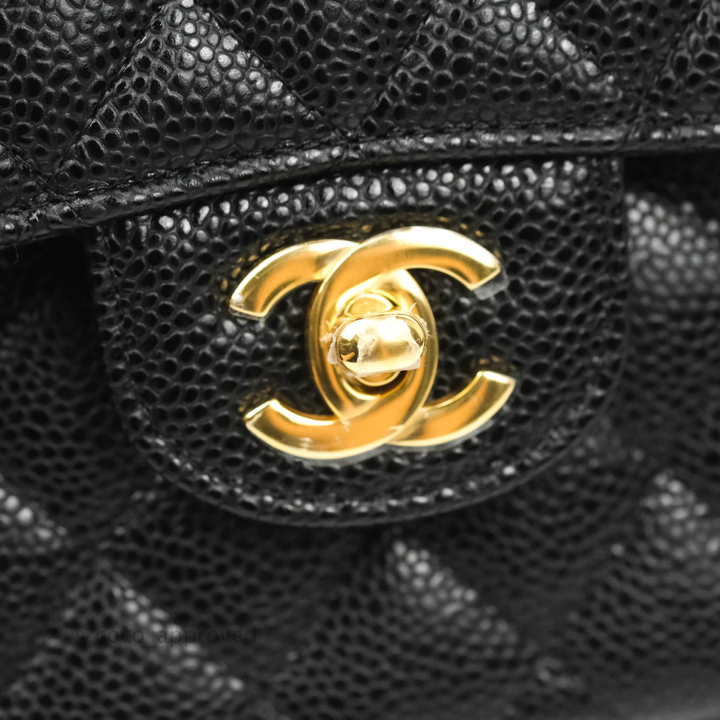 Chanel Small Classic Quilted Flap Black Caviar Gold Hardware
