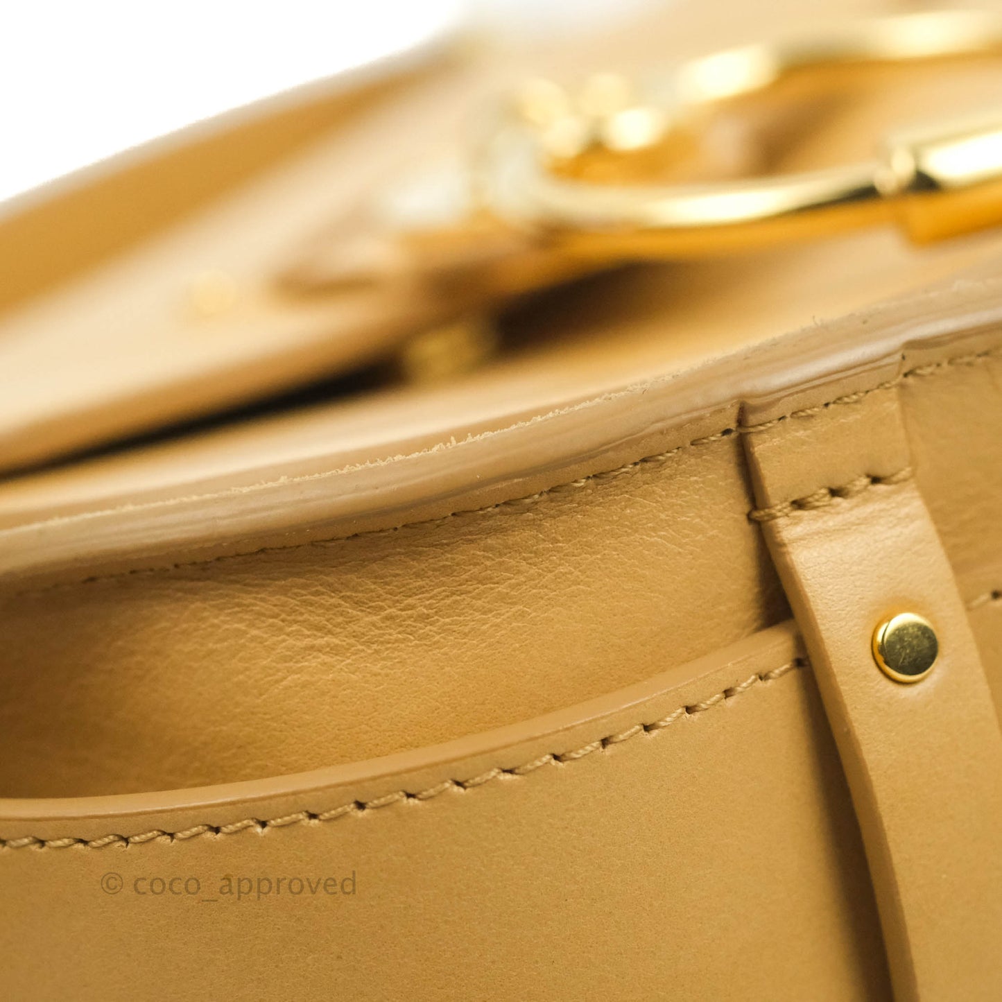 Chloé Small Tess Bag Beige Calfskin