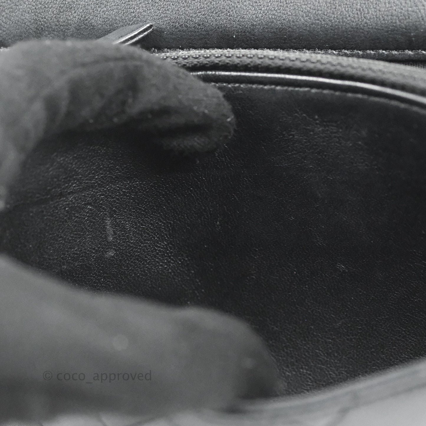 Chanel Boy Wallet on Chain WOC Black Lambskin Ruthenium Hardware