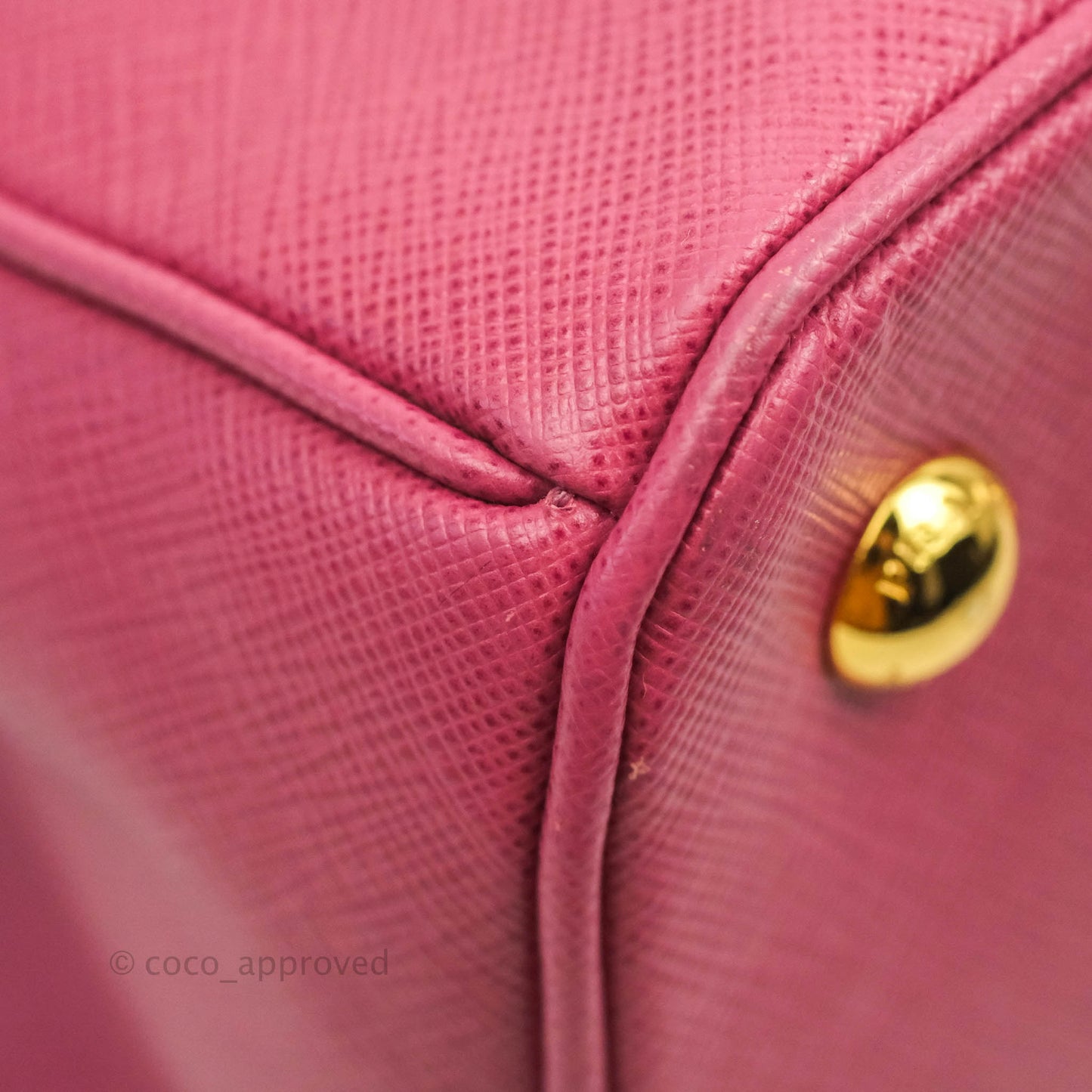 Prada Medium Saffiano Lux Bruyere Galleria Bag