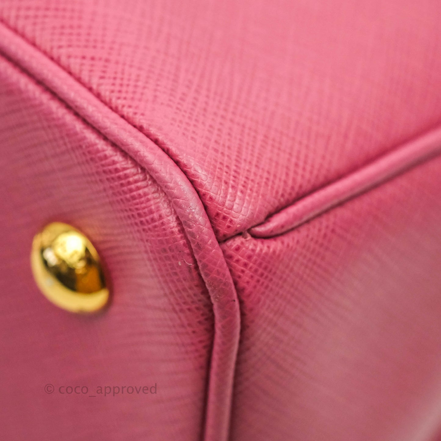 Prada Medium Saffiano Lux Bruyere Galleria Bag