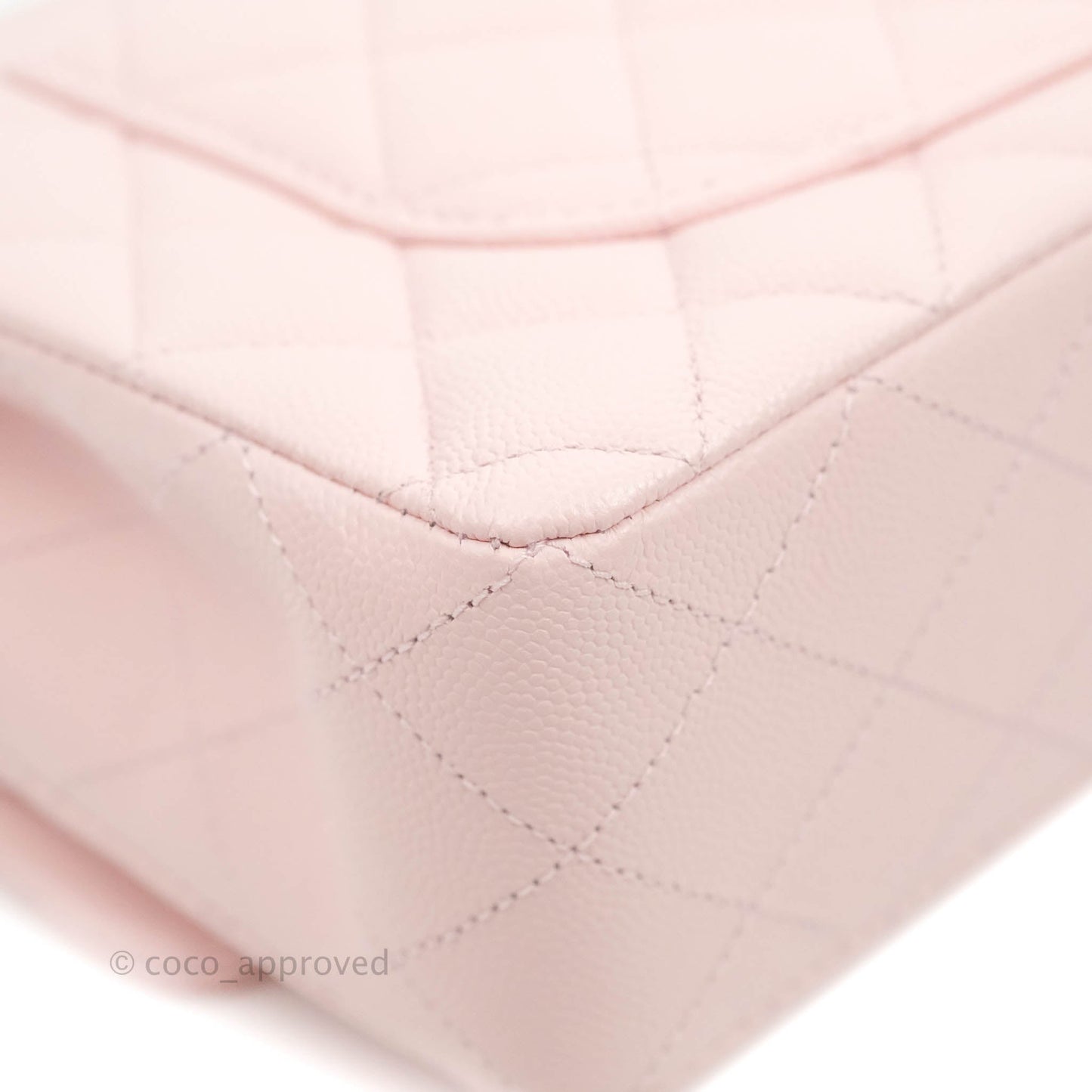 Chanel Classic Small S/M Flap Pink Caviar Gold Hardware 22S