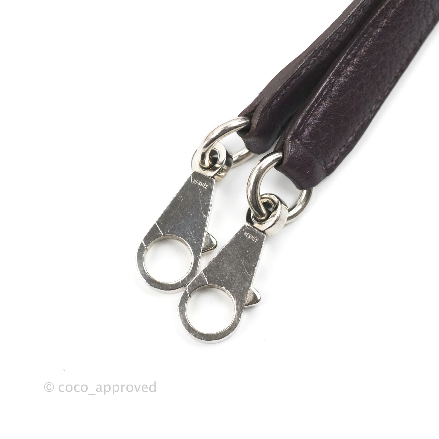 Hermès Retourne Kelly 28 Raisin TPM Palladium Hardware