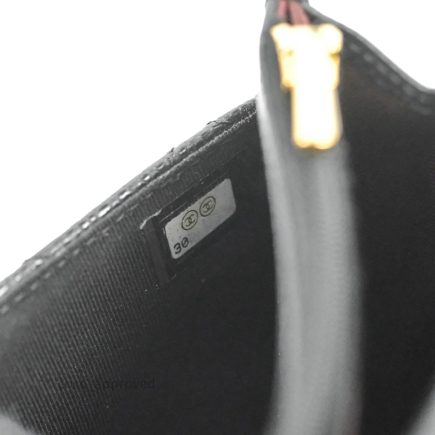 Chanel Quilted Classic WOC Black Caviar Gold Hardware
