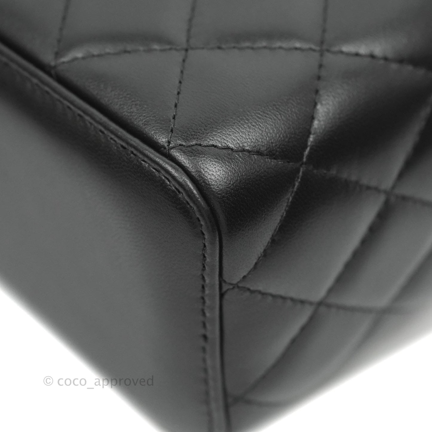 Chanel Vanity with Classic Chain Black Lambskin Gold Hardware