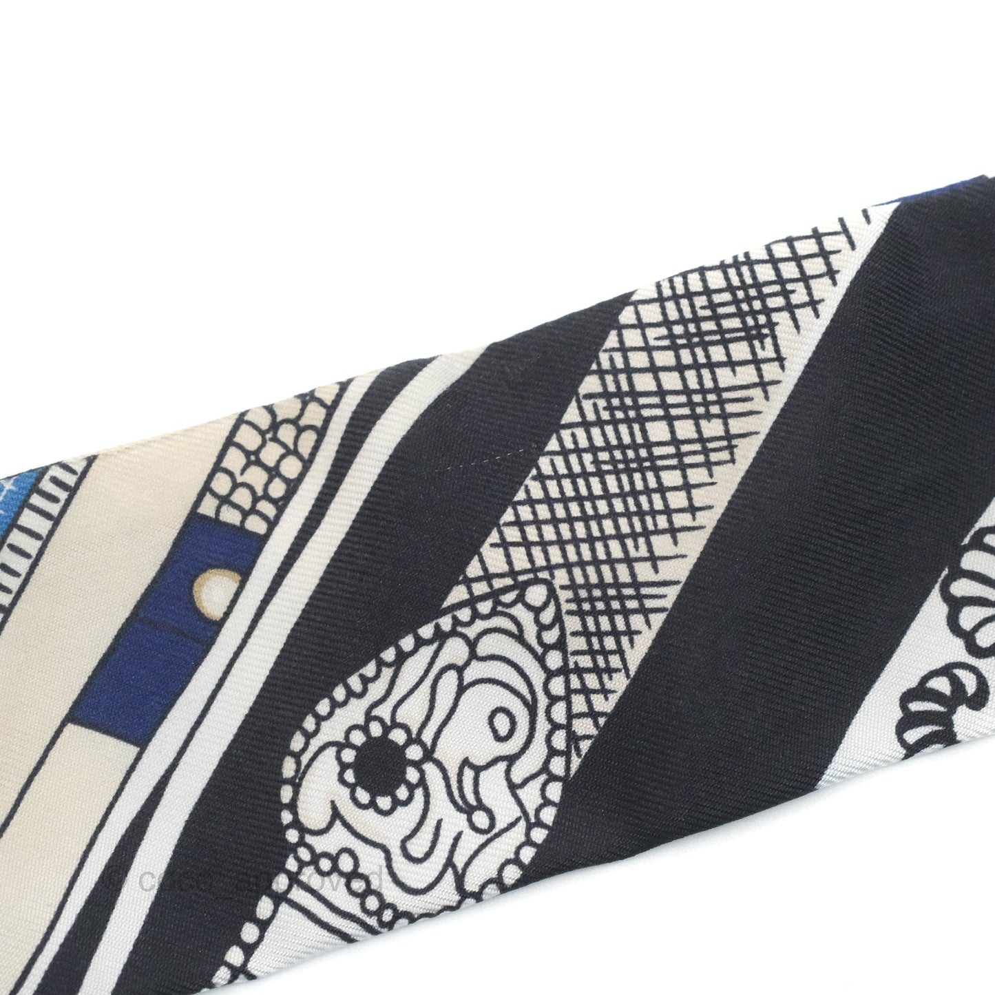 Hermes Selle De Dignitaire Silk Twilly