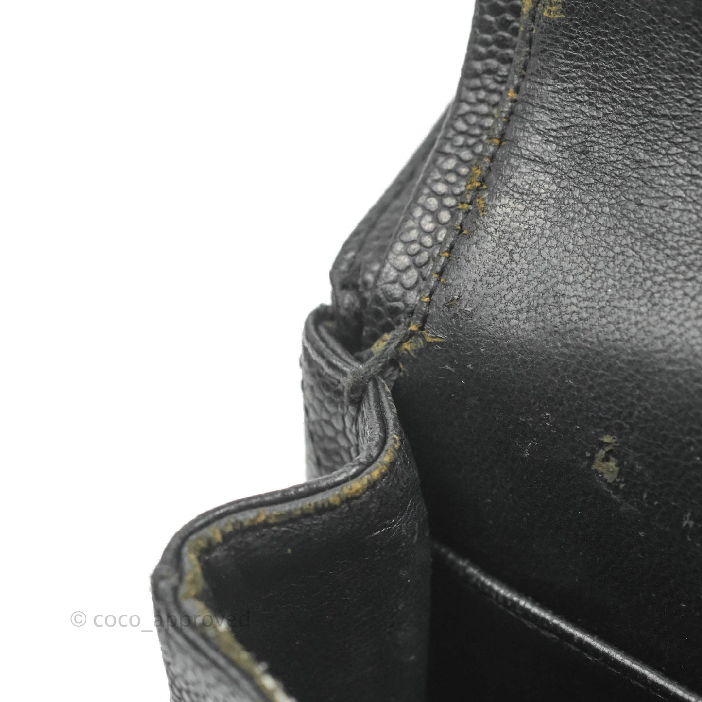 Chanel Classic M/L Medium Flap Quilted Black Caviar Gold Hardware