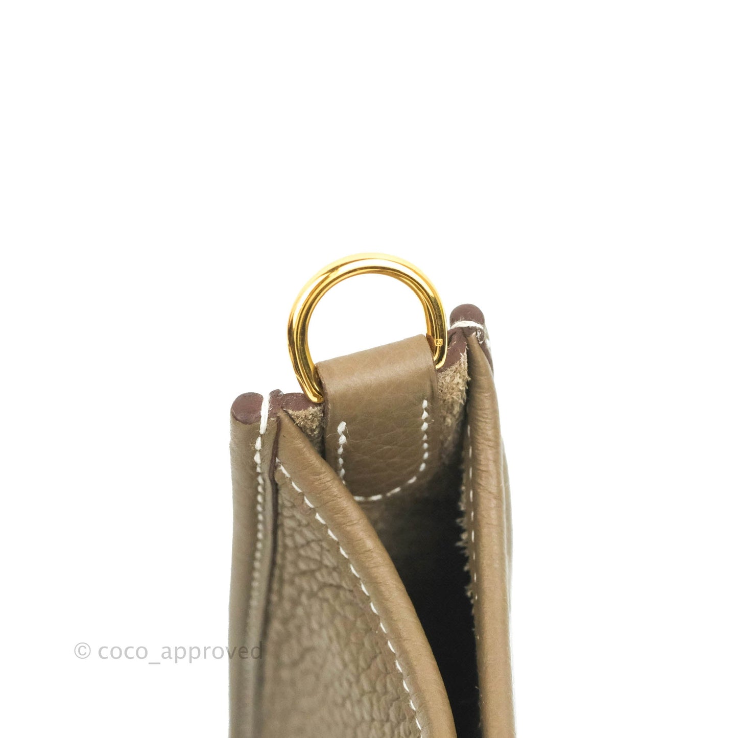 Hermès Mini Evelyne 16 Amazone Clemence Etoupe Gold Hardware
