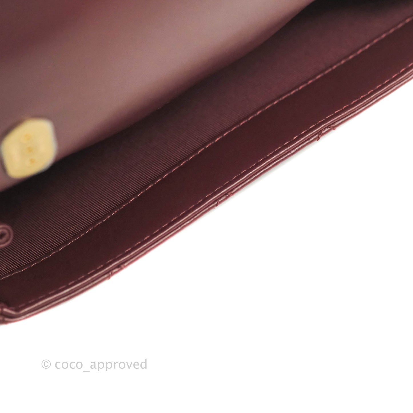 Chanel Quilted Small Crystal Pearls Flap Burgundy Calfskin Gold Hardware 20K