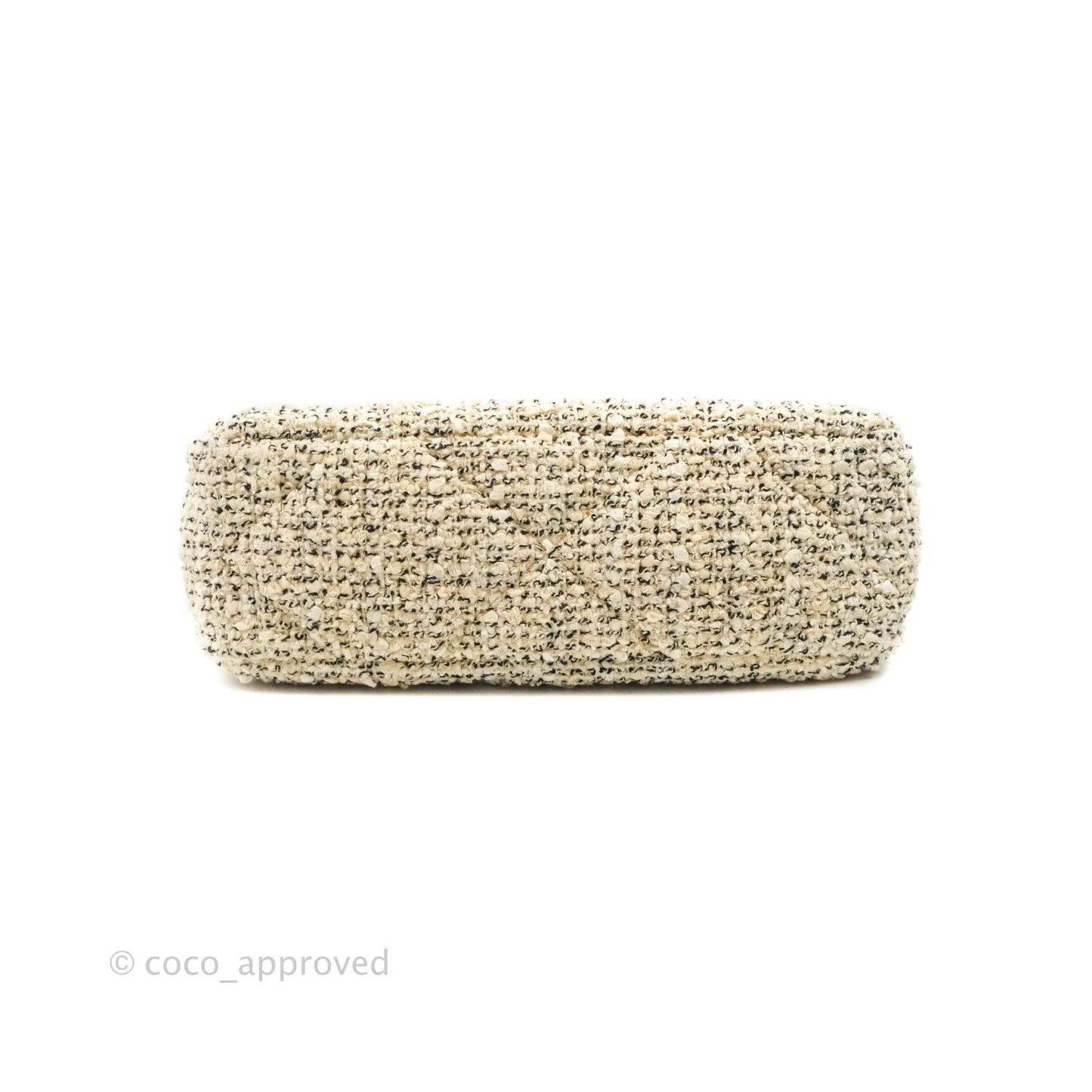 Chanel 19 Small Tweed Oreo Cream Mixed Hardware