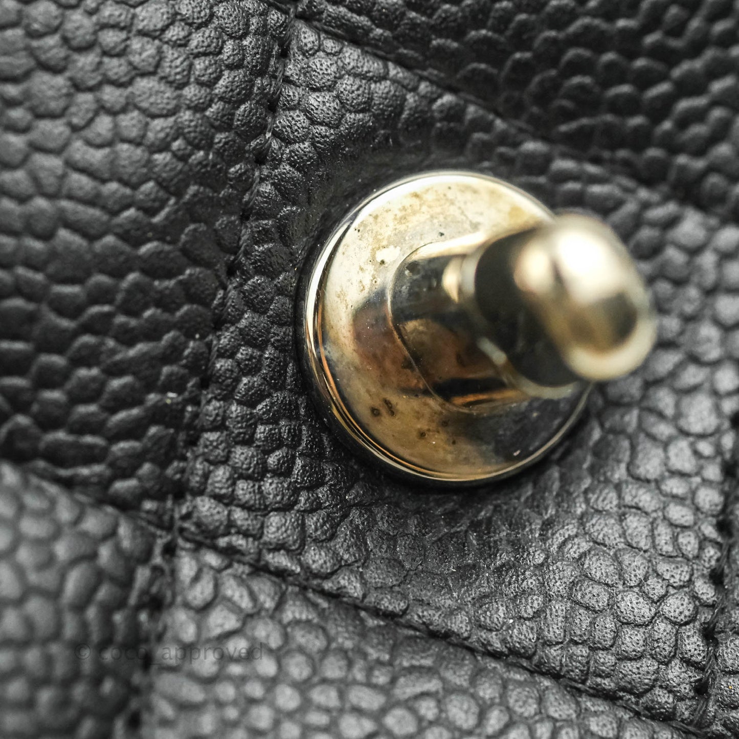 Chanel Jumbo Single Flap Black Caviar Silver Hardware