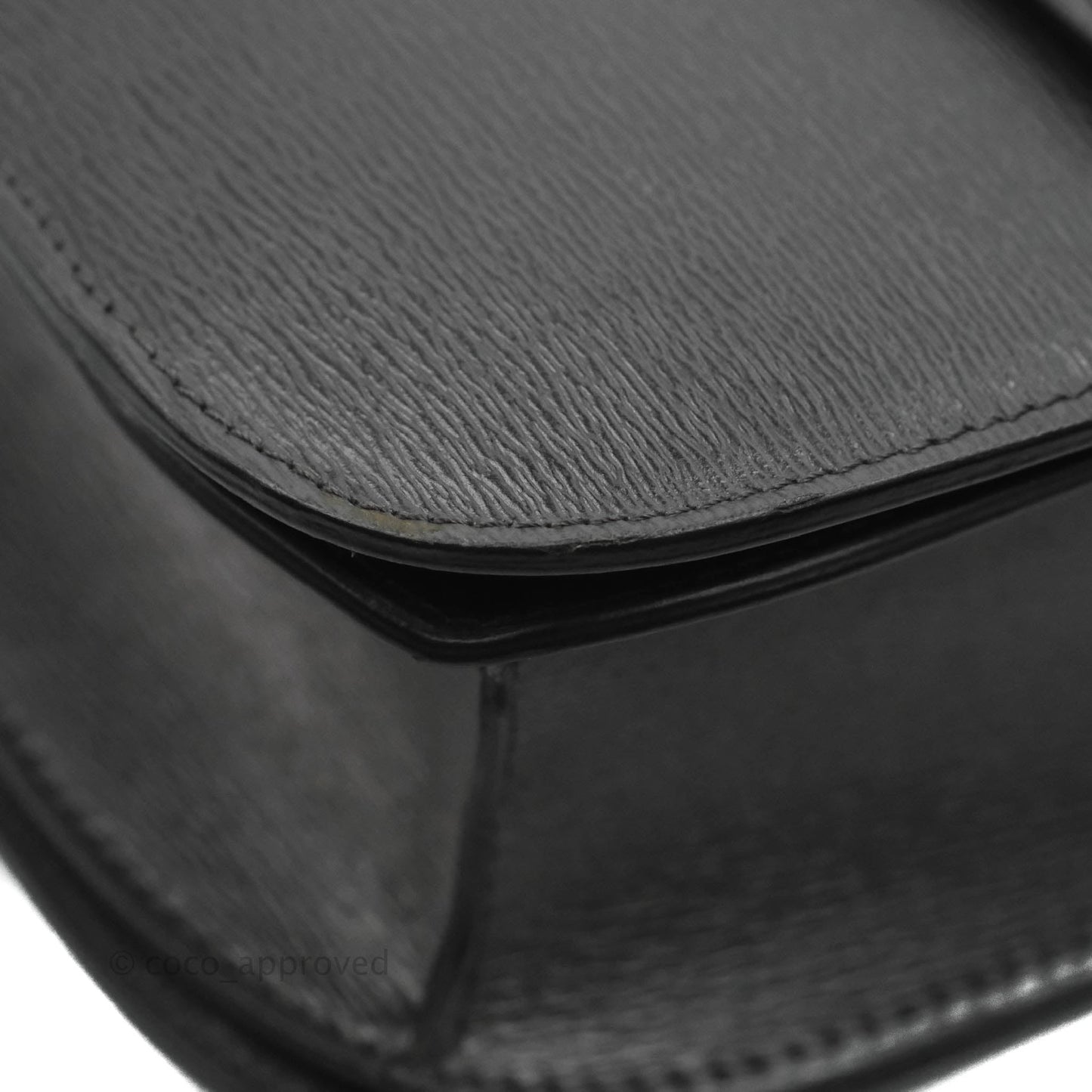 Celine Medium Classic Box Flap Grey Liege Calfskin