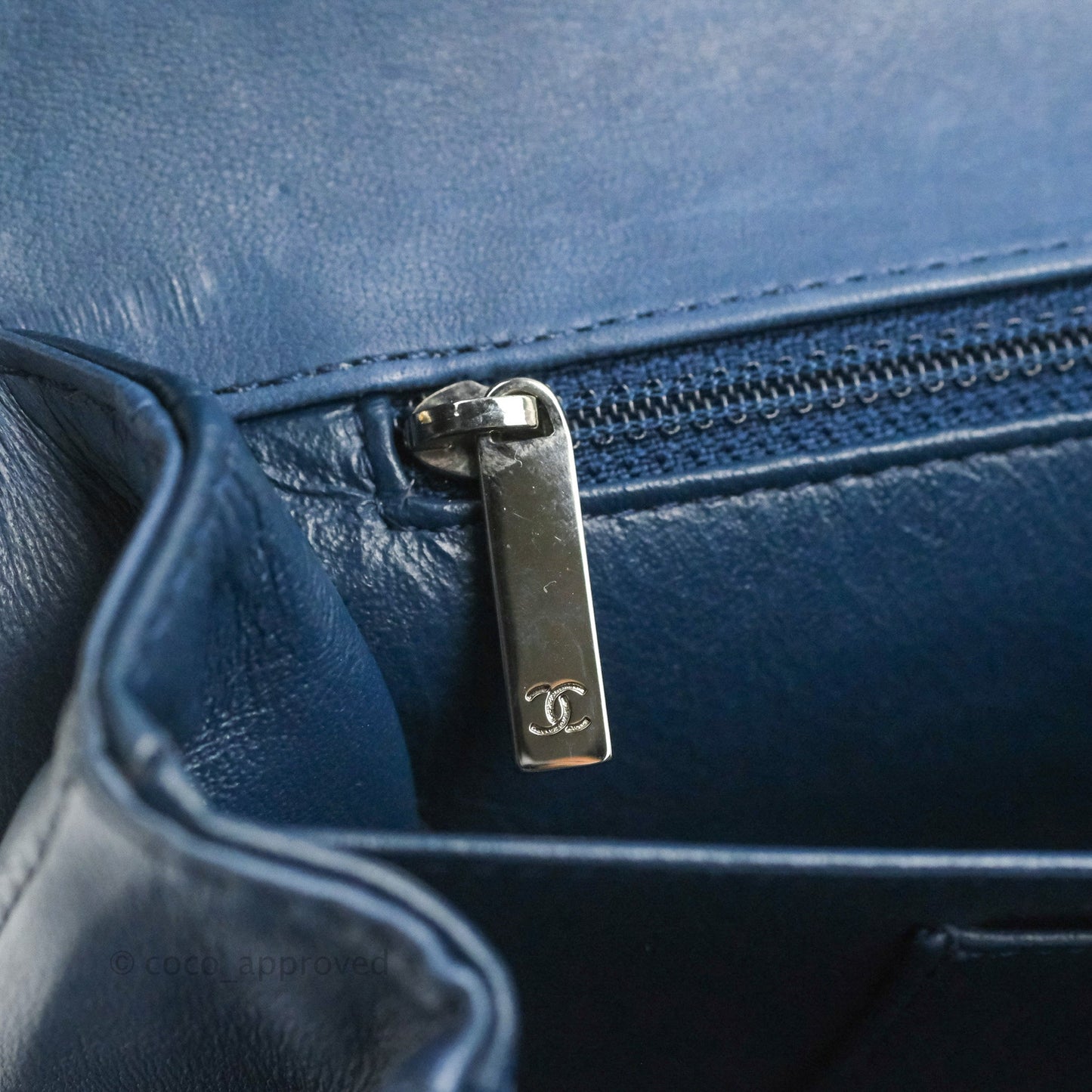 Chanel Boy Clutch With Chain Lambskin Dark Silver Hardware