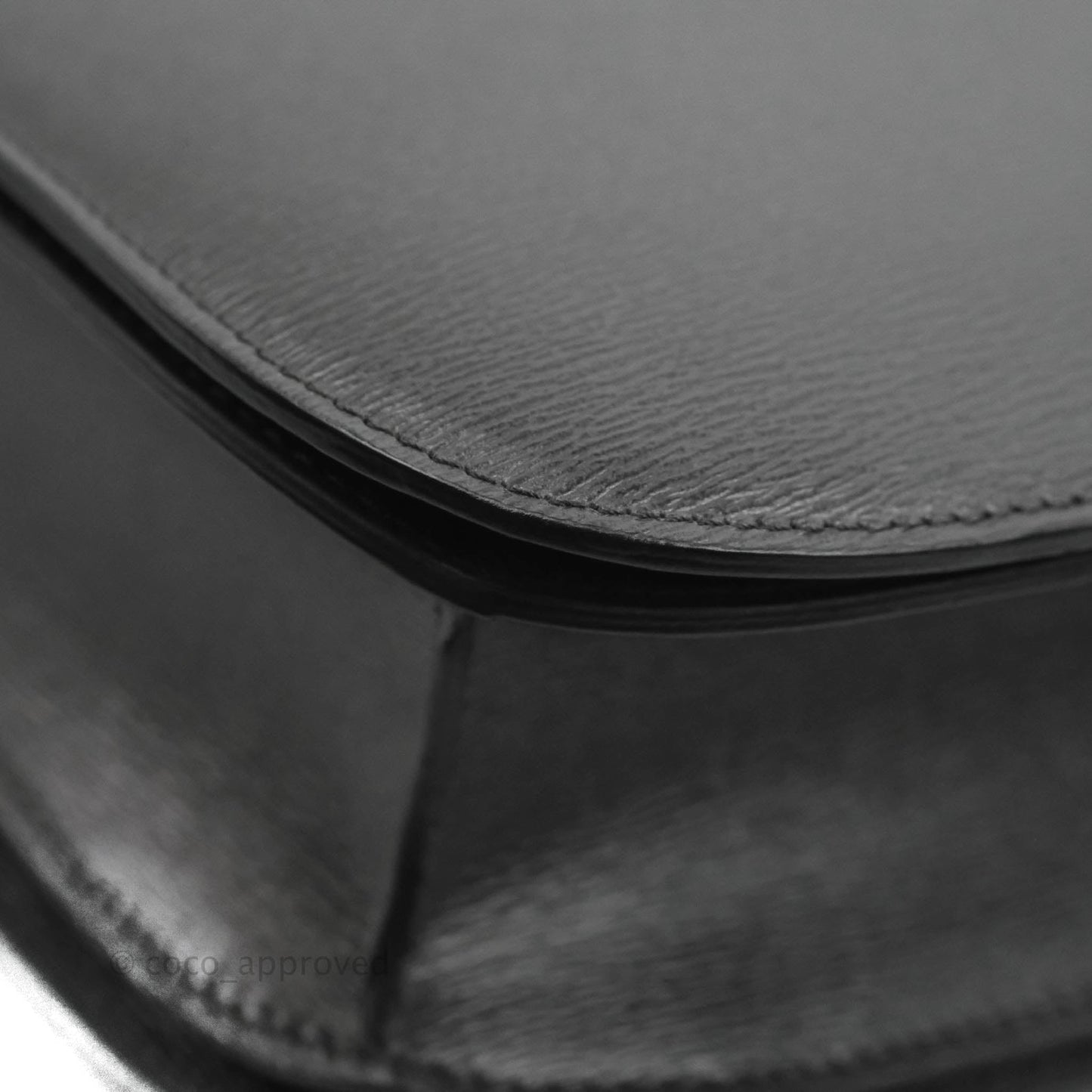 Celine Medium Classic Box Flap Grey Liege Calfskin