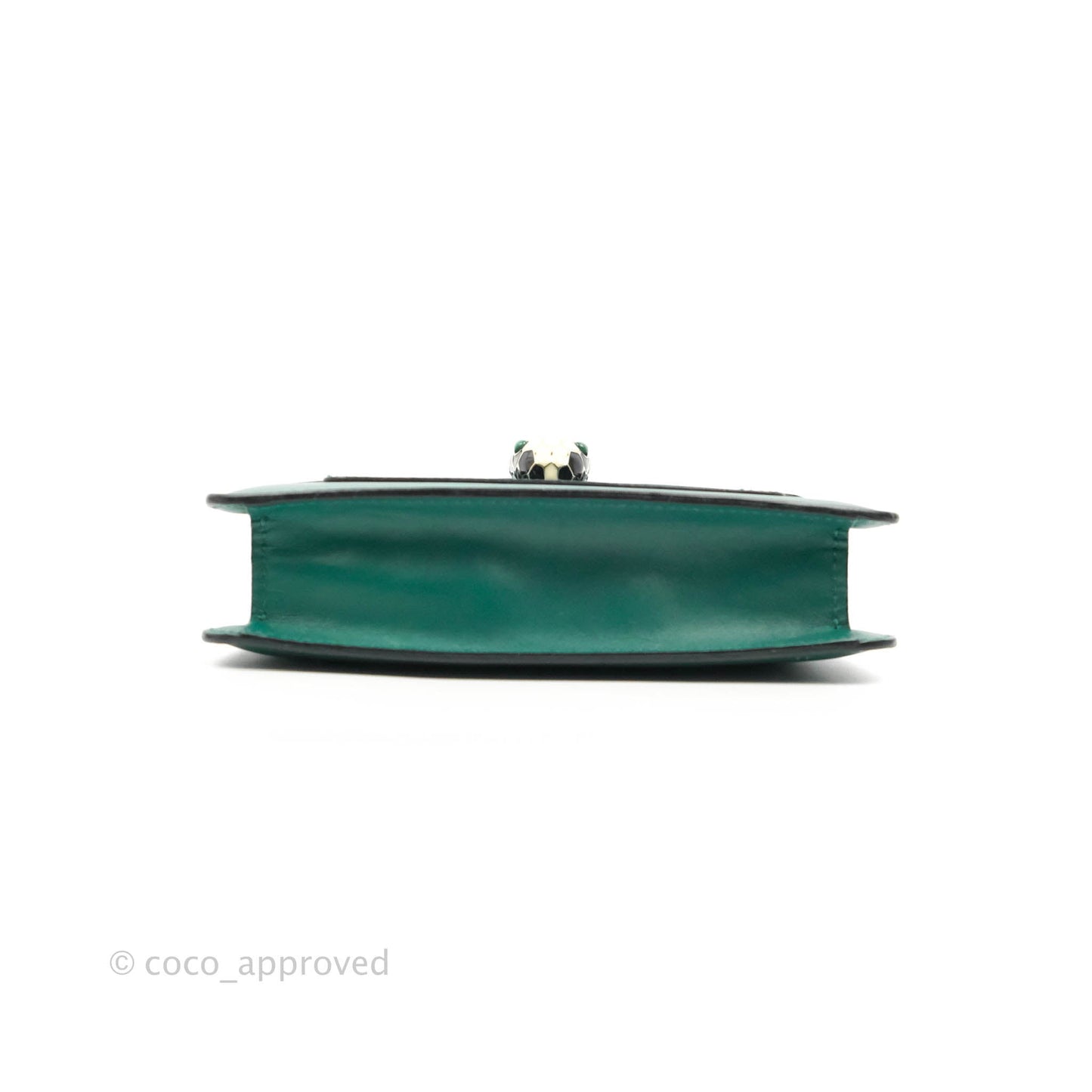 Bvlgari Serpenti Forever Small Crossbody Bag in Emerald Green Gold Hardware