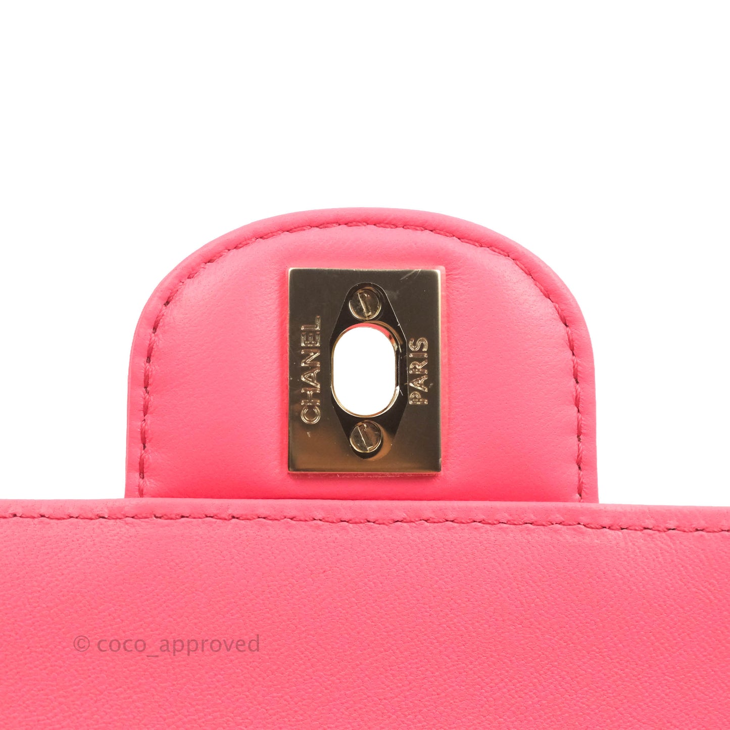 Chanel Large Heart Bag Pink Lambskin Gold Hardware 22S