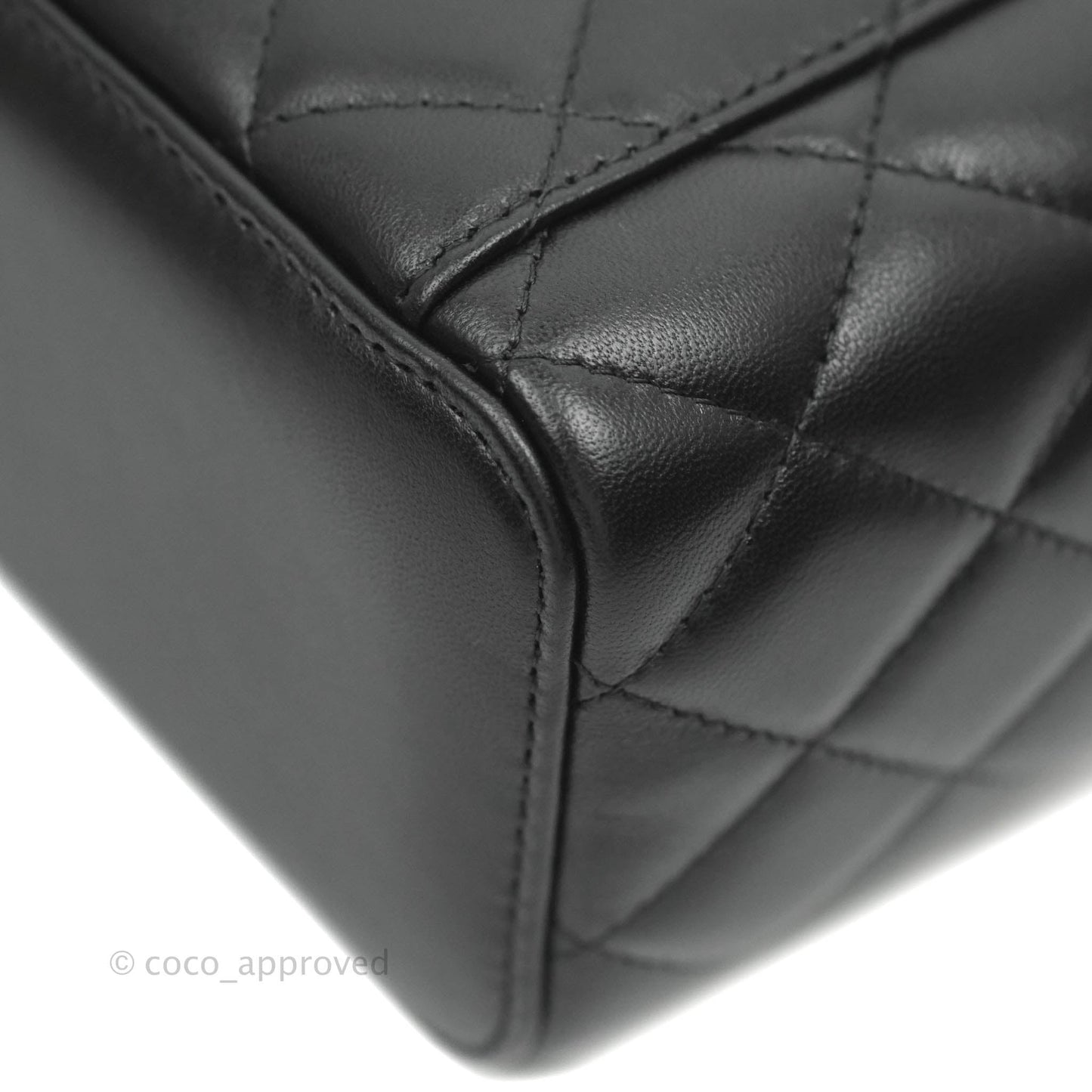 Chanel Vanity with Classic Chain Black Lambskin Gold Hardware