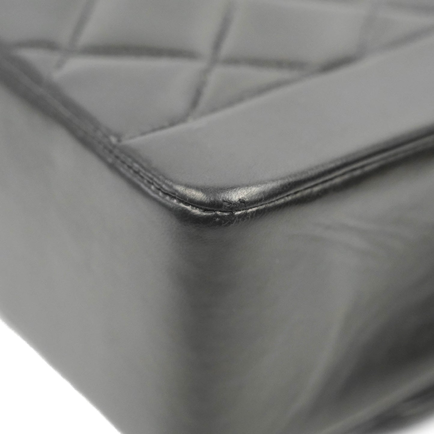 Chanel Vintage Quilted Medium Classic Diana Flap Bag Black Lambskin 24K Gold Hardware