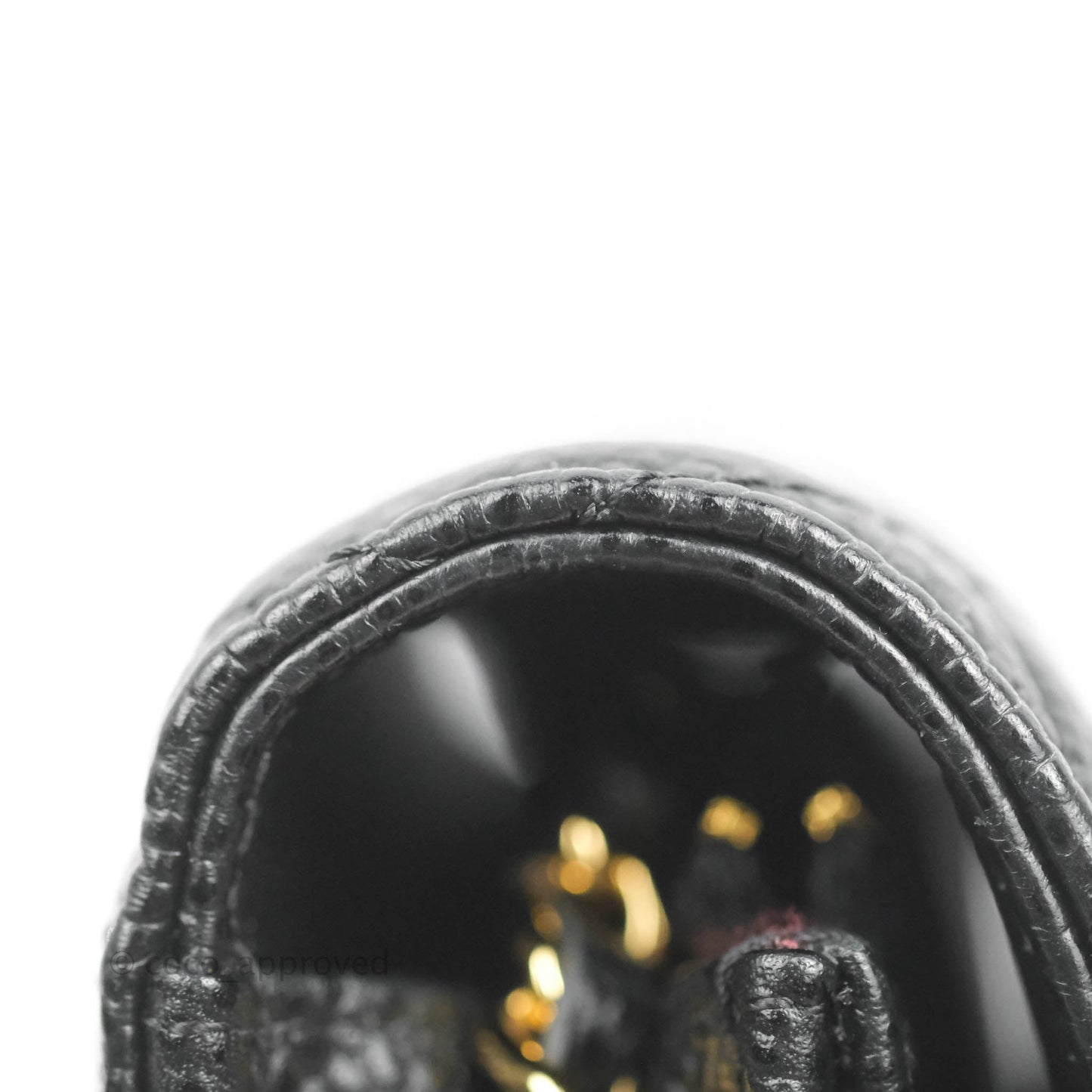 Chanel Quilted WOC Black Caviar Gold Hardware