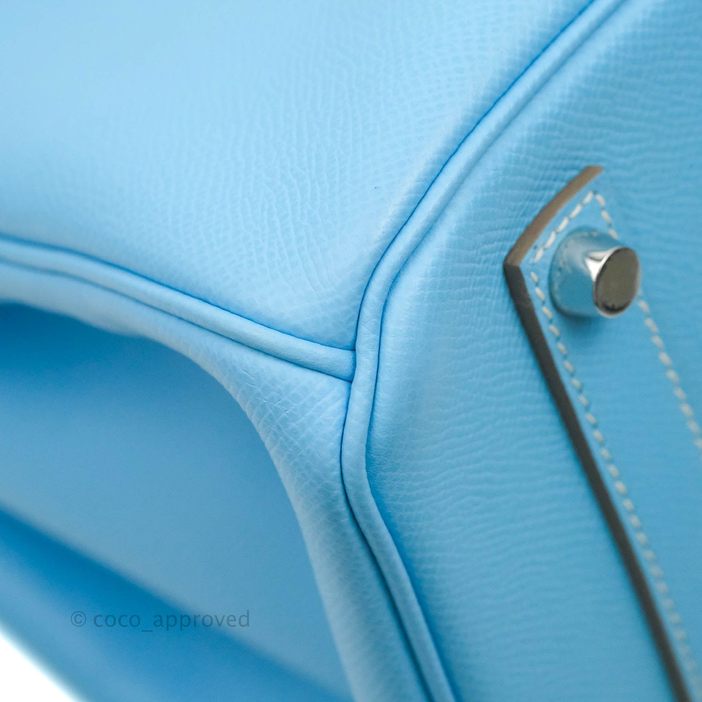 Hermès Birkin 35 Limited Edition Celeste & Mykonos Candy Epsom Palladium Hardware