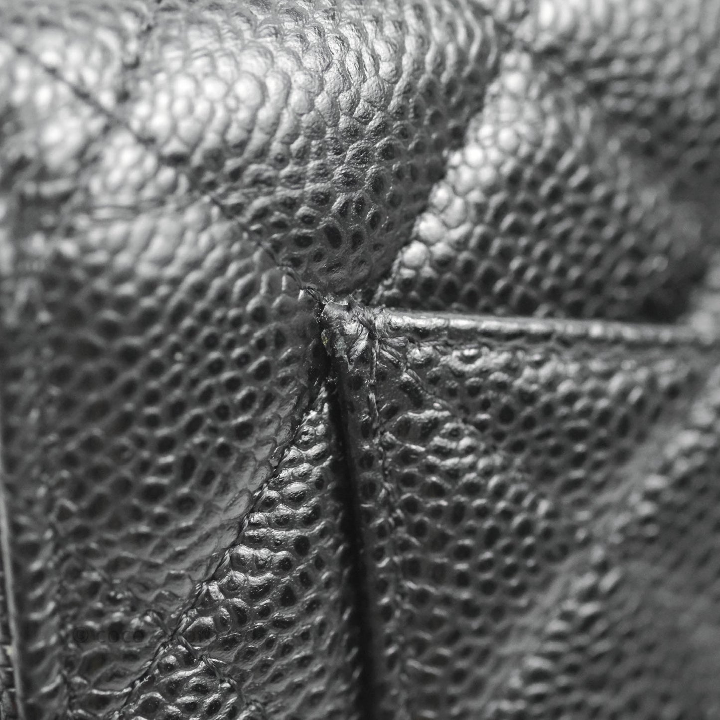 Chanel Quilted WOC Black Caviar Gold Hardware