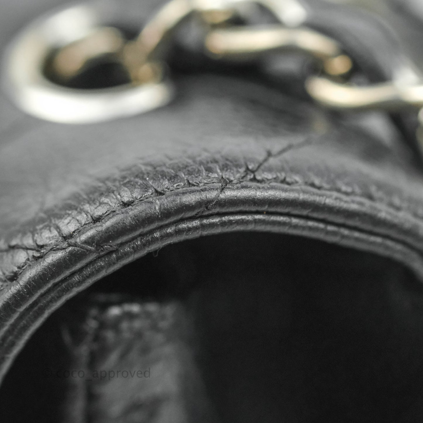 Chanel Jumbo Single Flap Black Caviar Silver Hardware