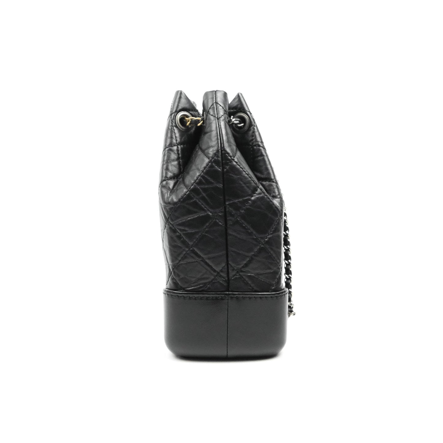 Chanel Small Gabrielle Backpack Black Aged Calfskin