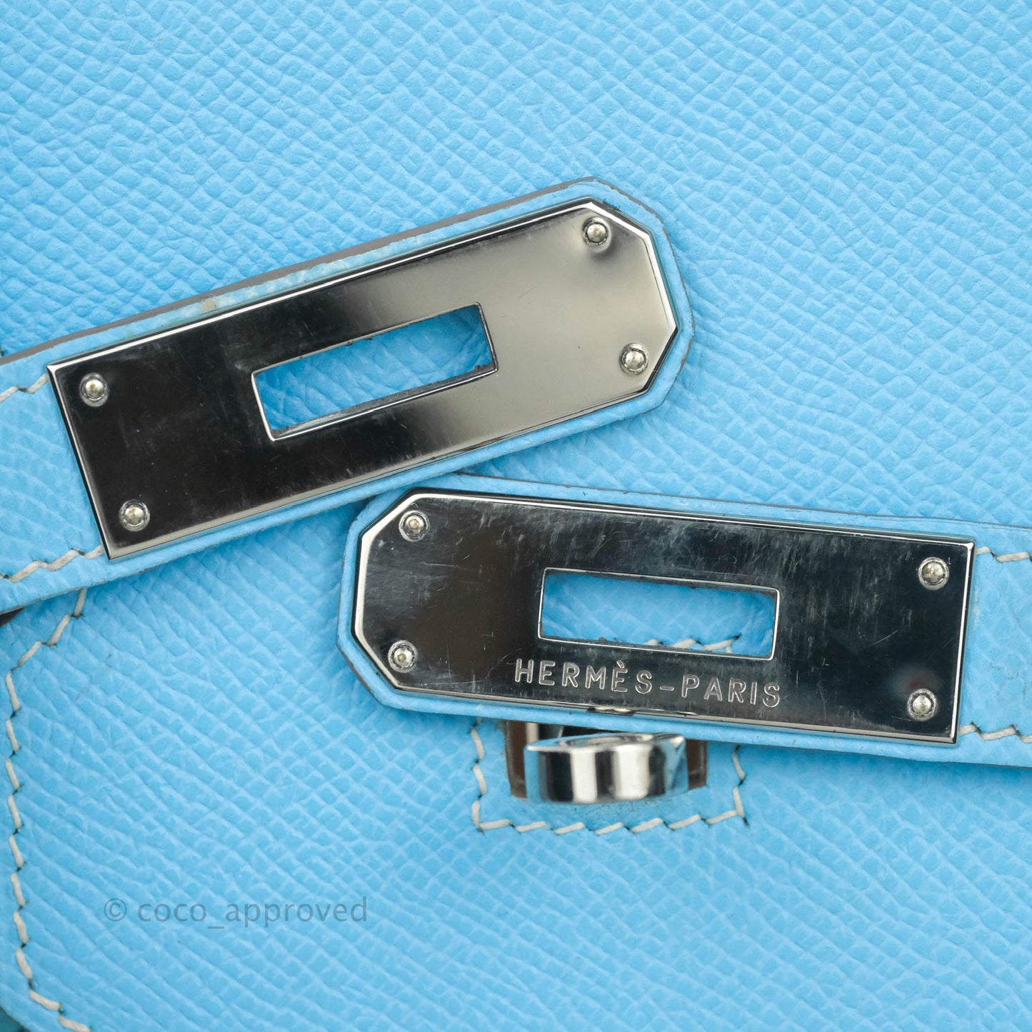 Hermès Birkin 35 Limited Edition Celeste & Mykonos Candy Epsom Palladium Hardware