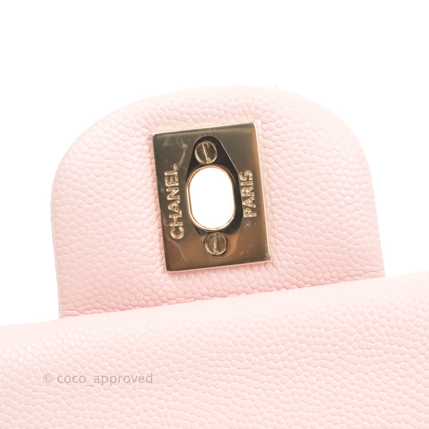 Chanel Classic Small S/M Flap Pink Caviar Gold Hardware 22S