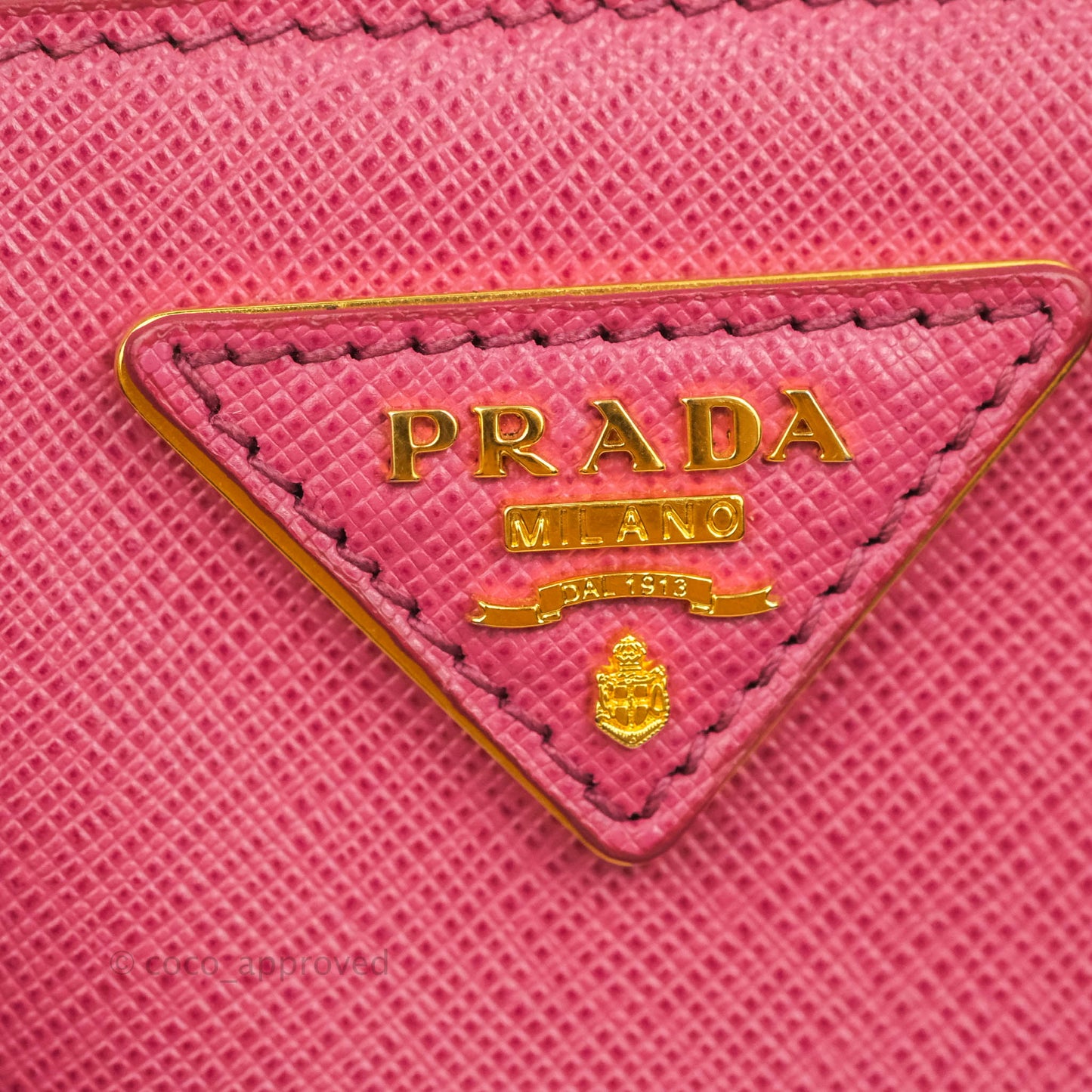 Prada Medium Saffiano Lux Bruyere Galleria Bag