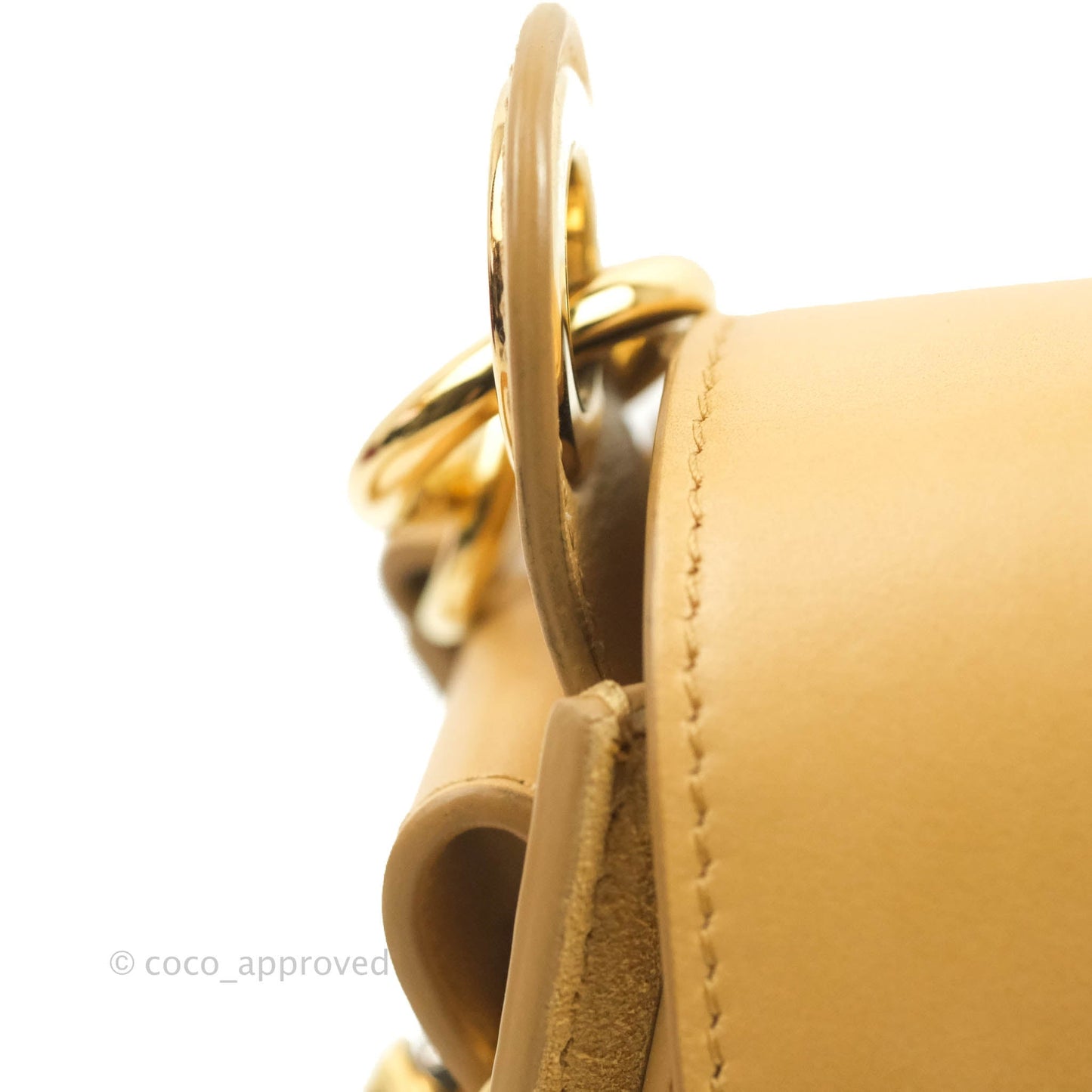 Chloé Small Tess Bag Beige Calfskin