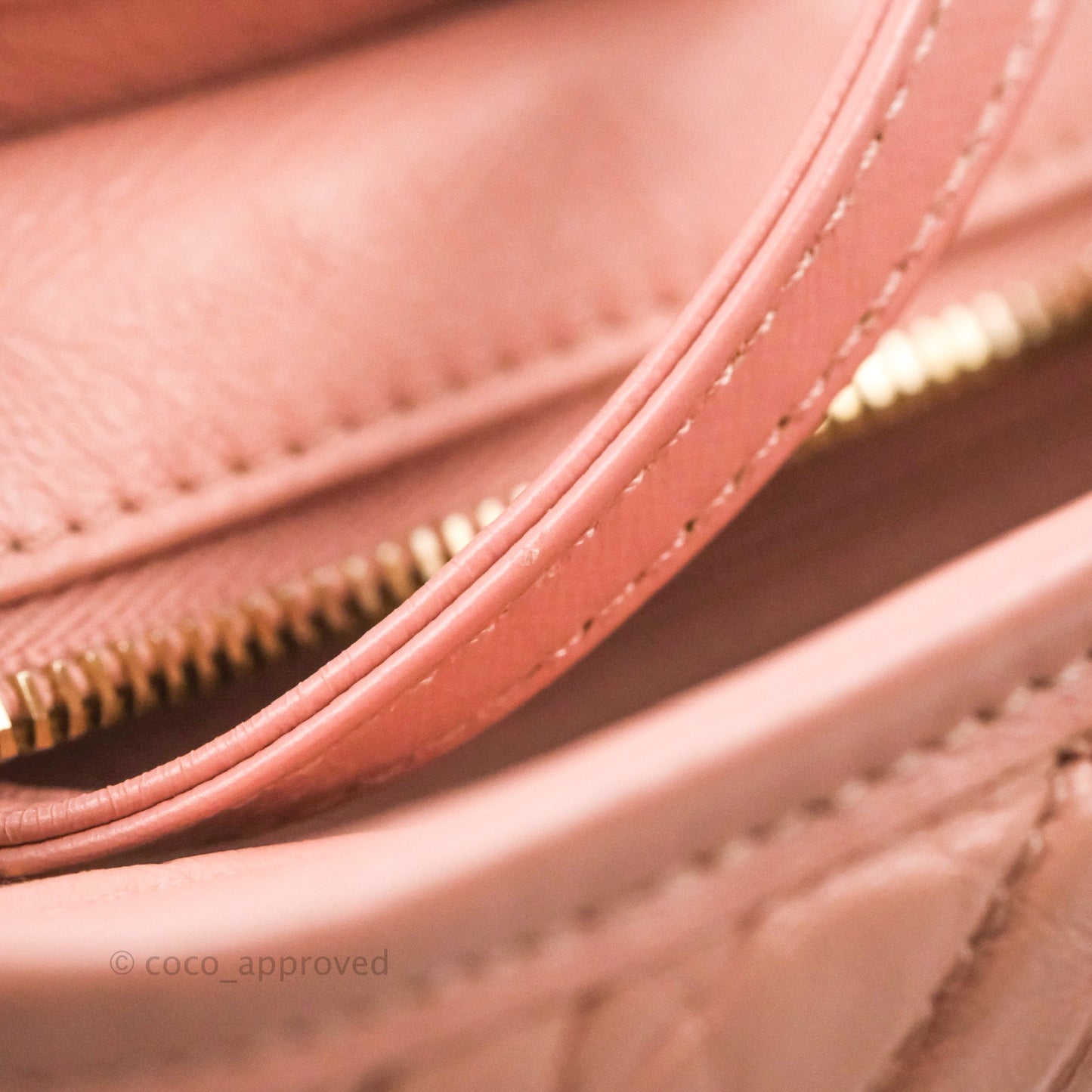 Chanel Quilted Small Gabrielle Hobo Pink Aged Calfskin