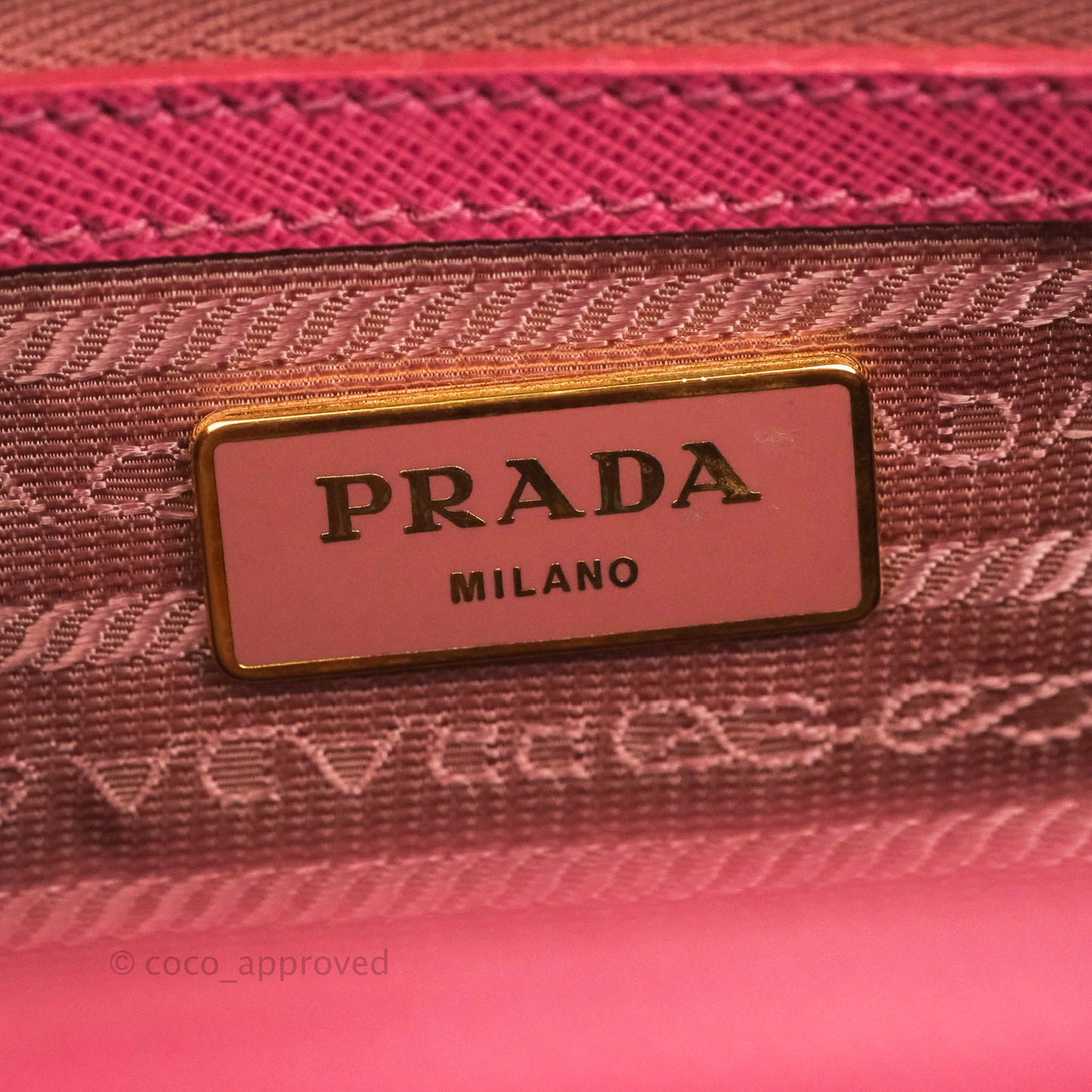 Prada Medium Saffiano Lux Bruyere Galleria Bag