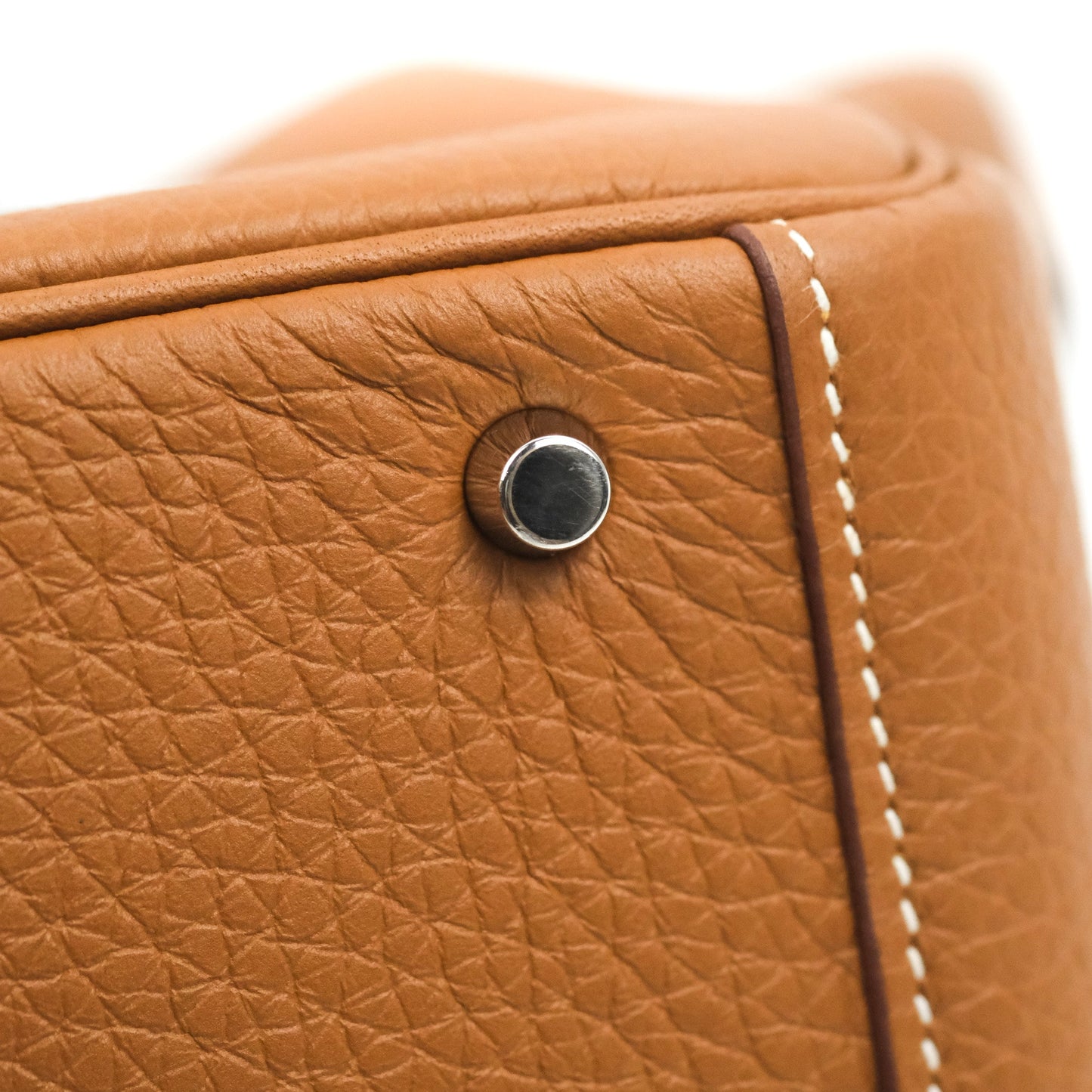 Hermès Mini Lindy 20 Gold Clemence Silver Hardware