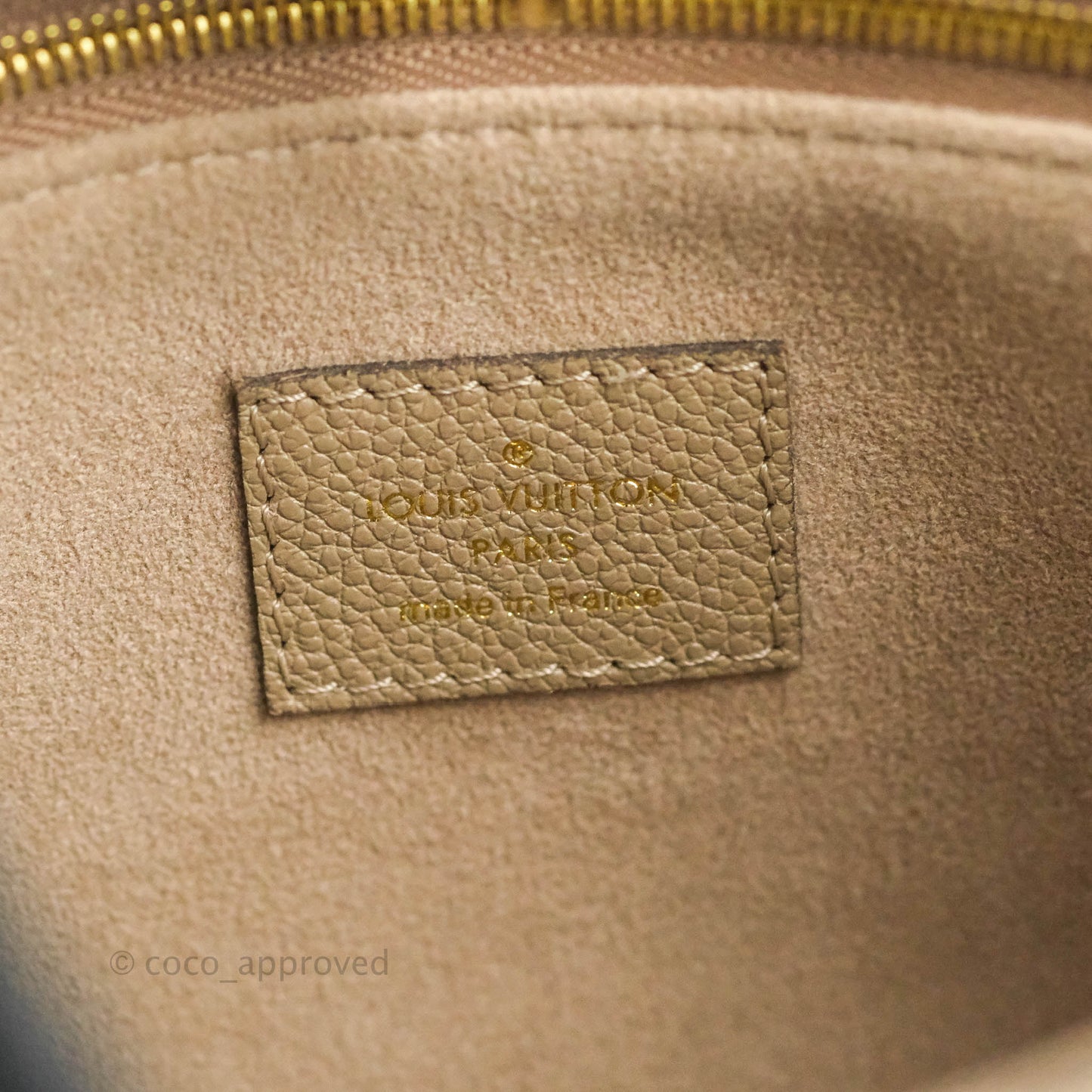 Louis Vuitton OnTheGo PM Monogram Empreinte Dove/Cream