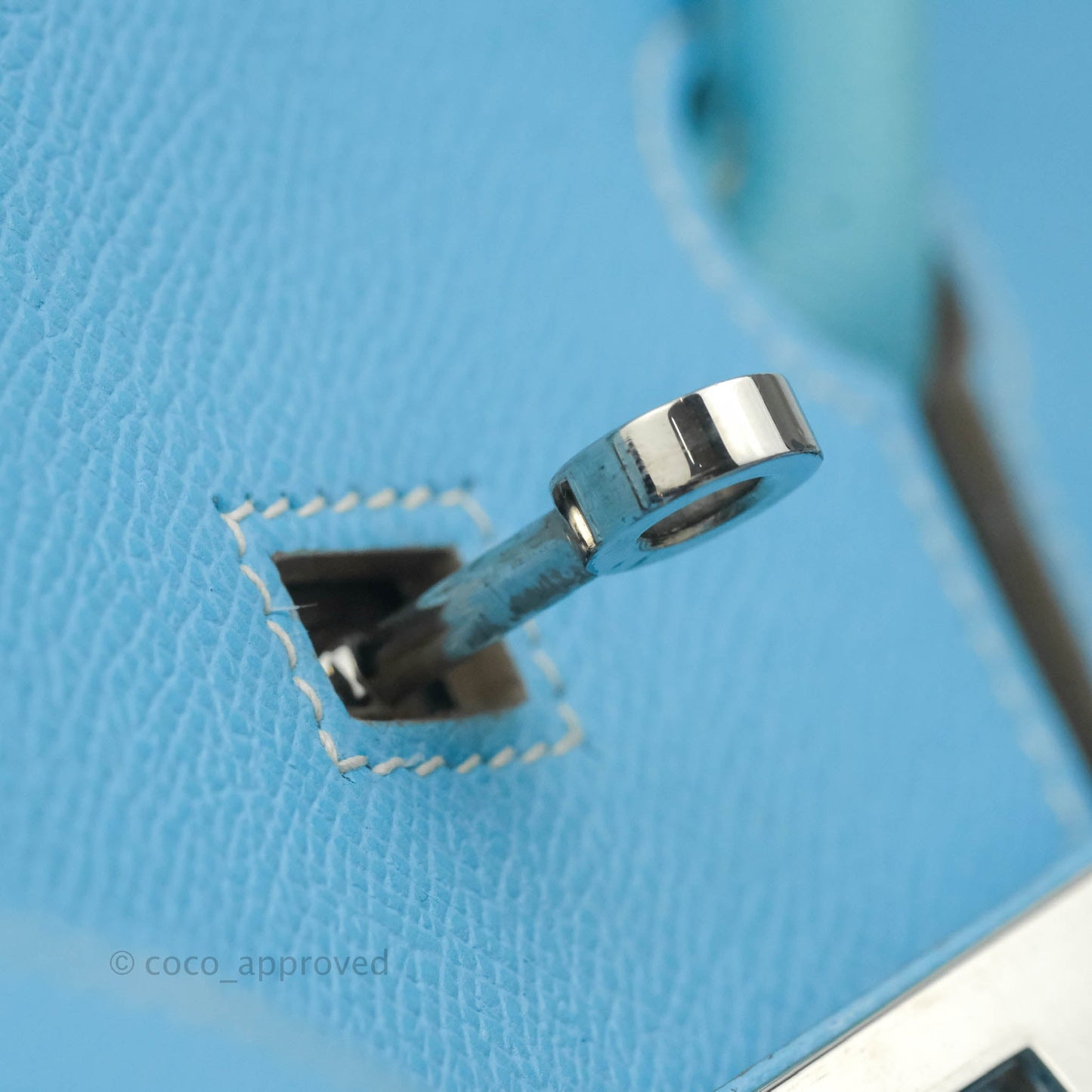 Hermès Birkin 35 Limited Edition Celeste & Mykonos Candy Epsom Palladium Hardware