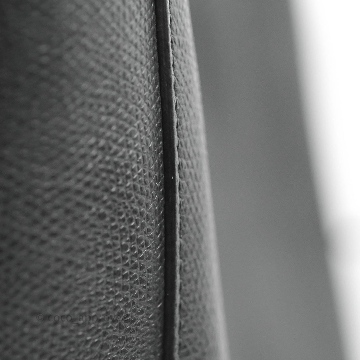 Celine Small Vertical Cabas Tote Grained Calfskin Black Silver Hardware