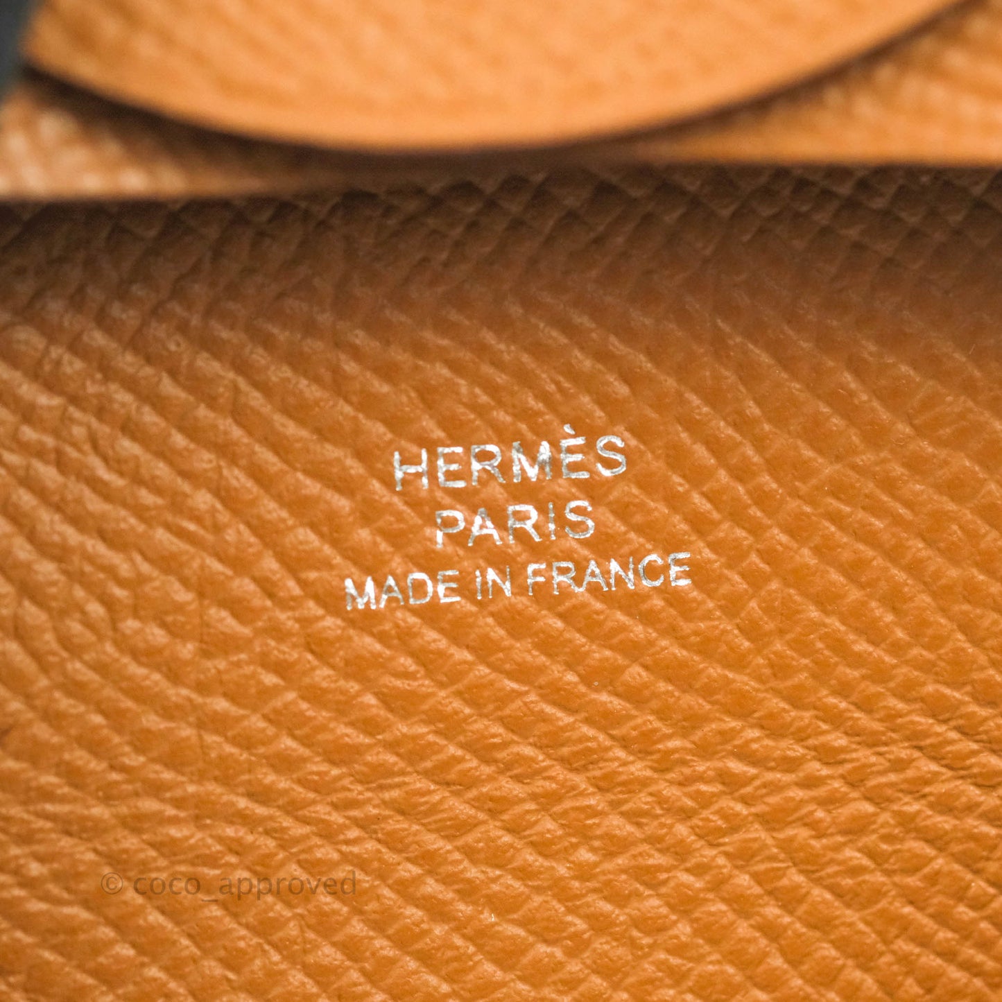 Hermès Bastia Coin Purse Gold