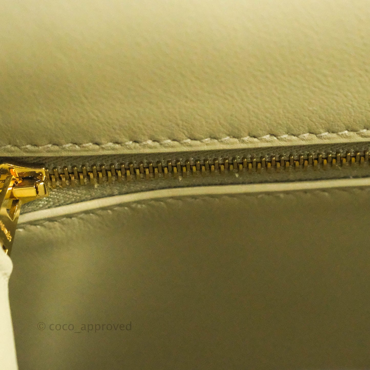 Hermès Constance III 24 Veau Swift Sauge Gold Hardware