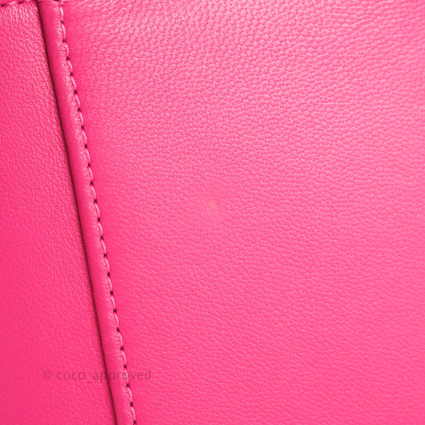 Chanel CC Mania Vanity Case Pink Lambskin Gold Hardware