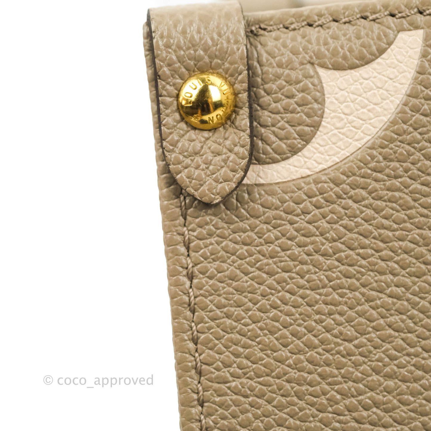 Louis Vuitton OnTheGo PM Monogram Empreinte Dove/Cream