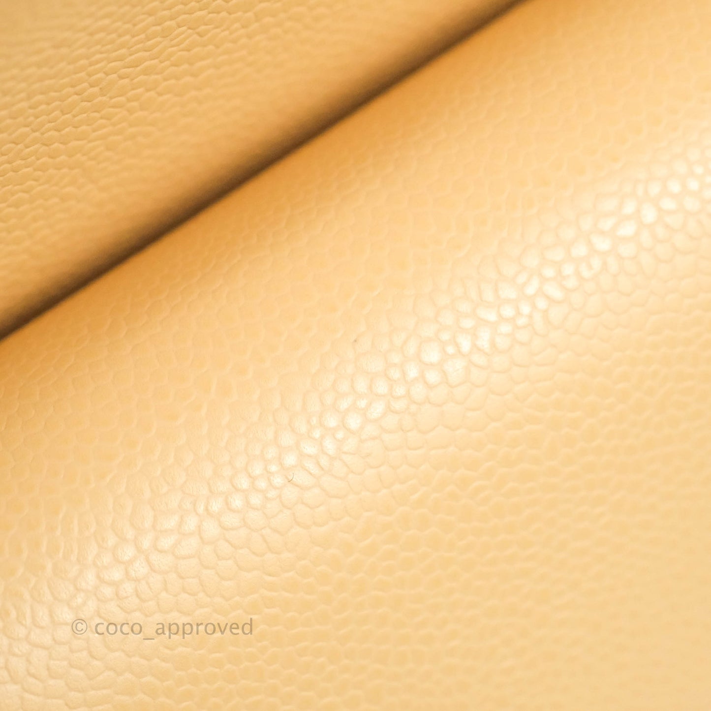 Chanel Classic M/L Medium Flap Quilted Beige Caviar Gold Hardware
